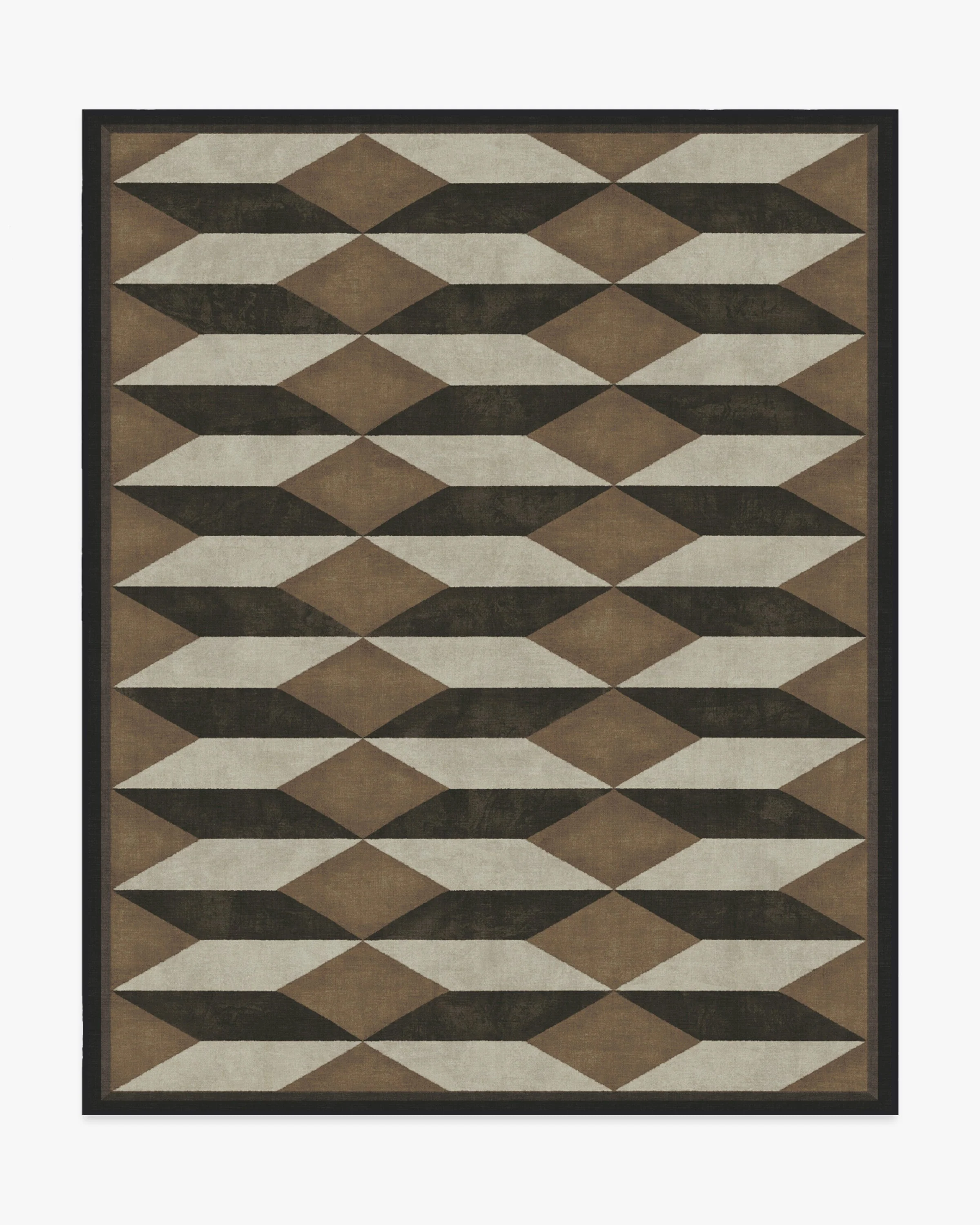 Oak Black & Camel Flatwoven Rug by Martyn Lawrence Bullard