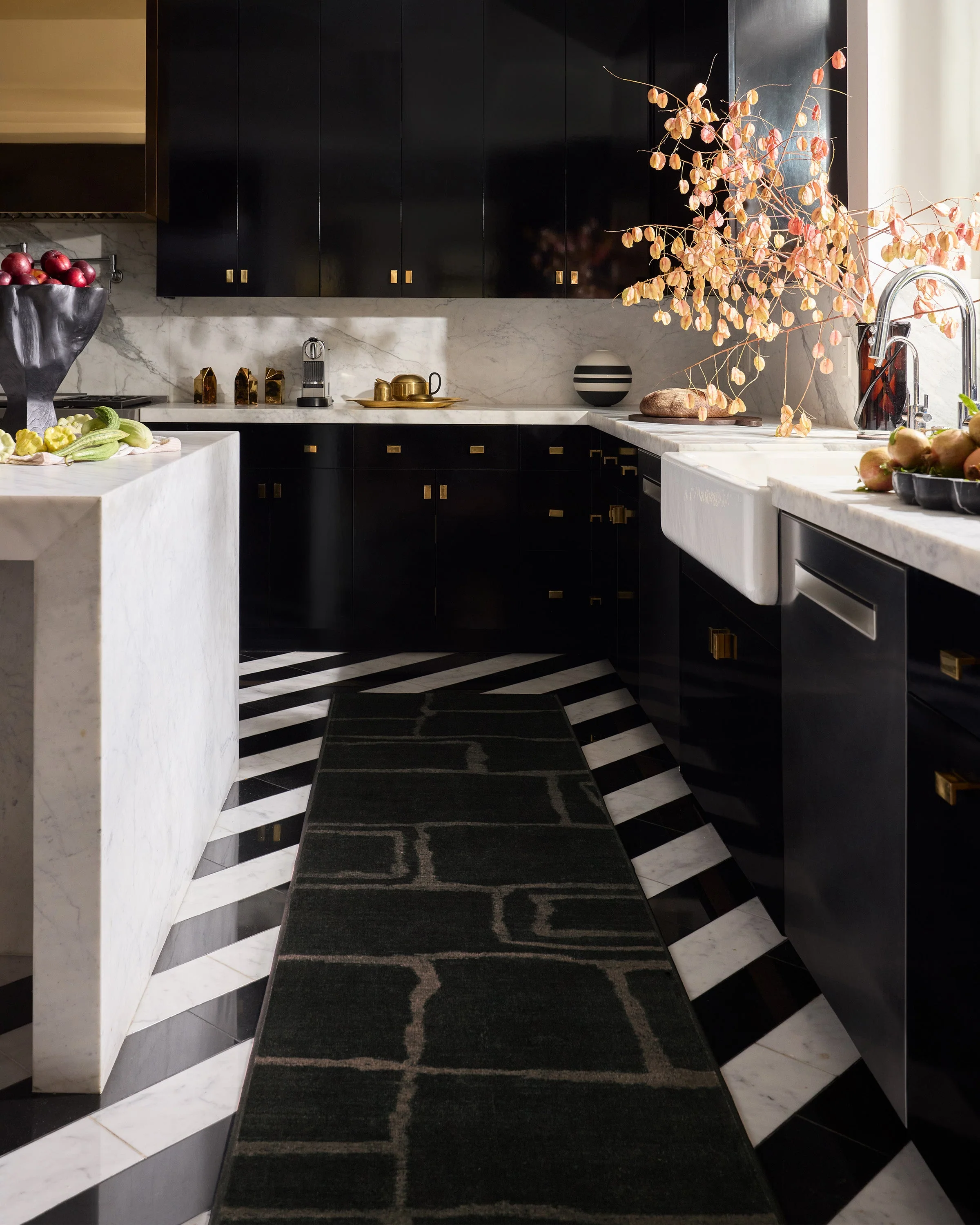 Alsace Soft Black Rug by Nina Takesh
