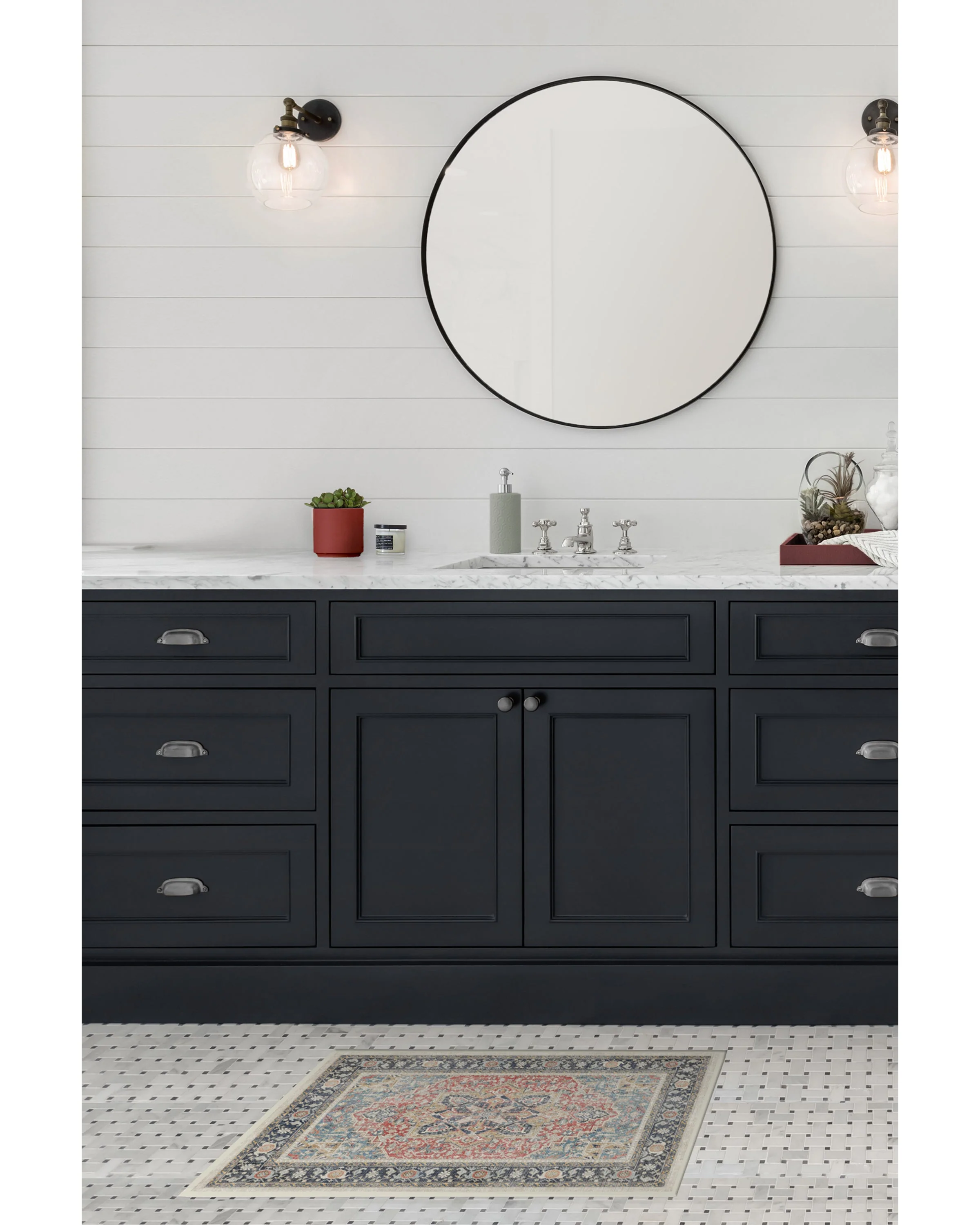 Kamran Cayenne Red Flatwoven Rug
