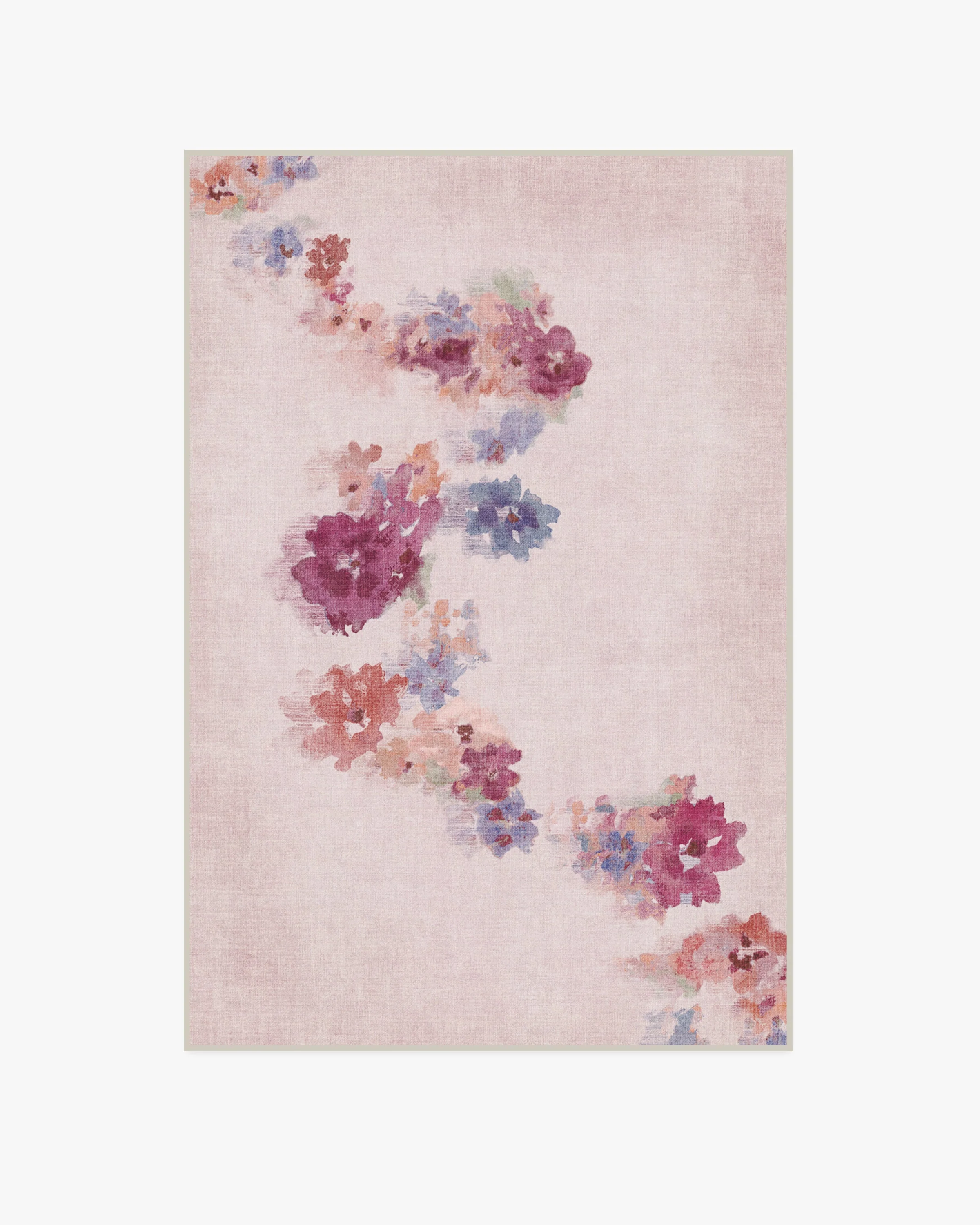 Clara Soft Rose Rug