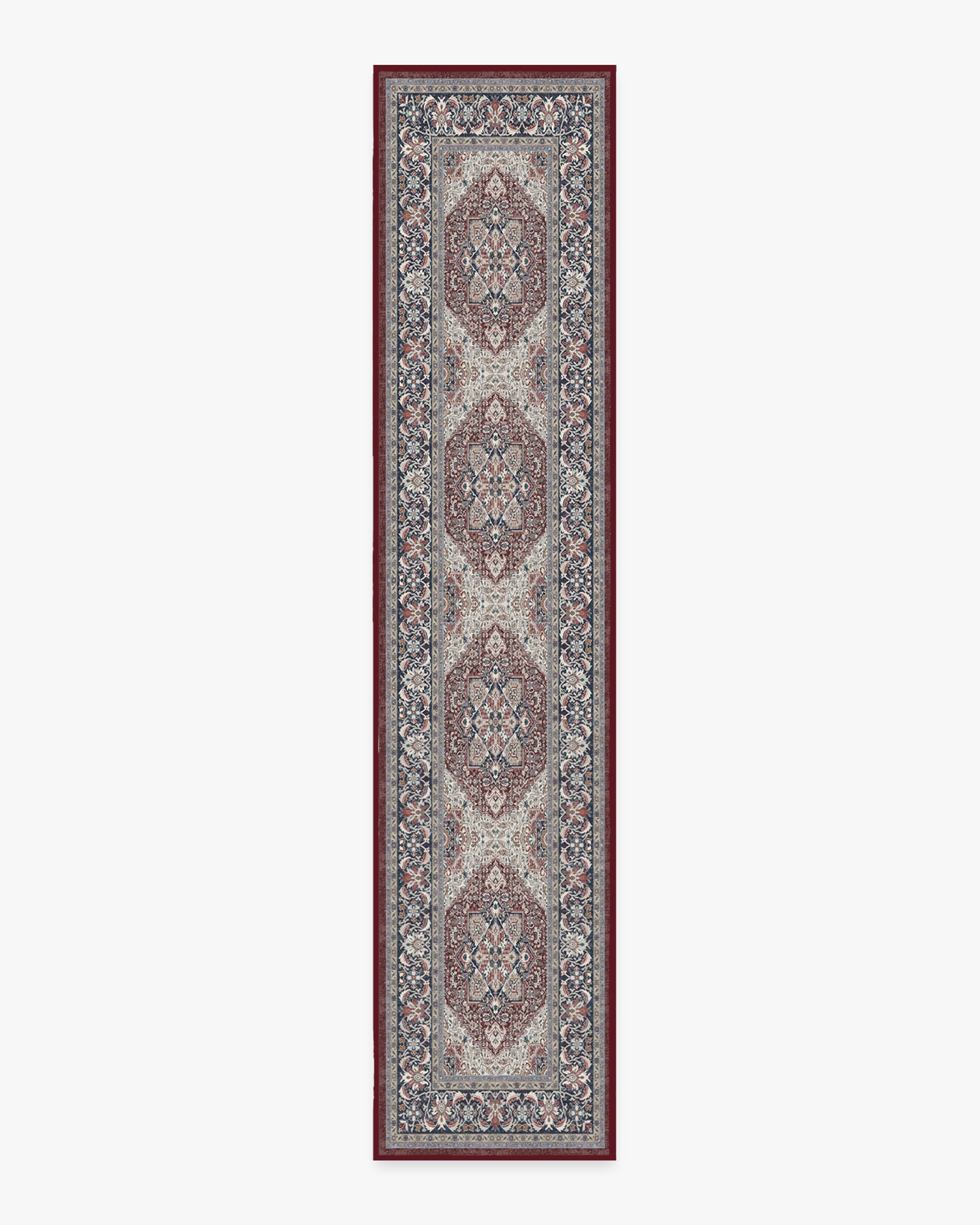 Hendesi Heriz Bordeaux Rug