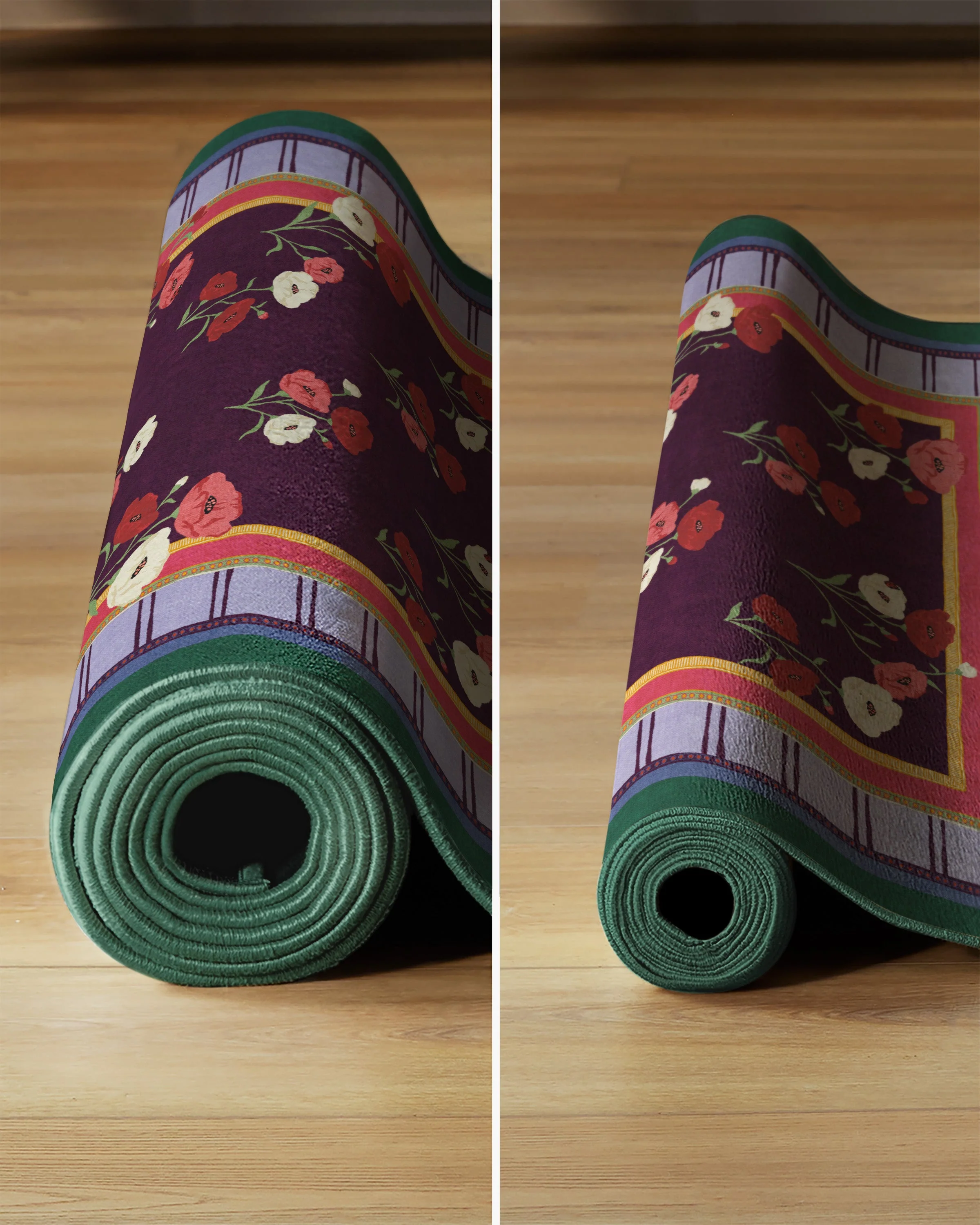 Ambroeus Royal Plum Rug by Iris Apfel
