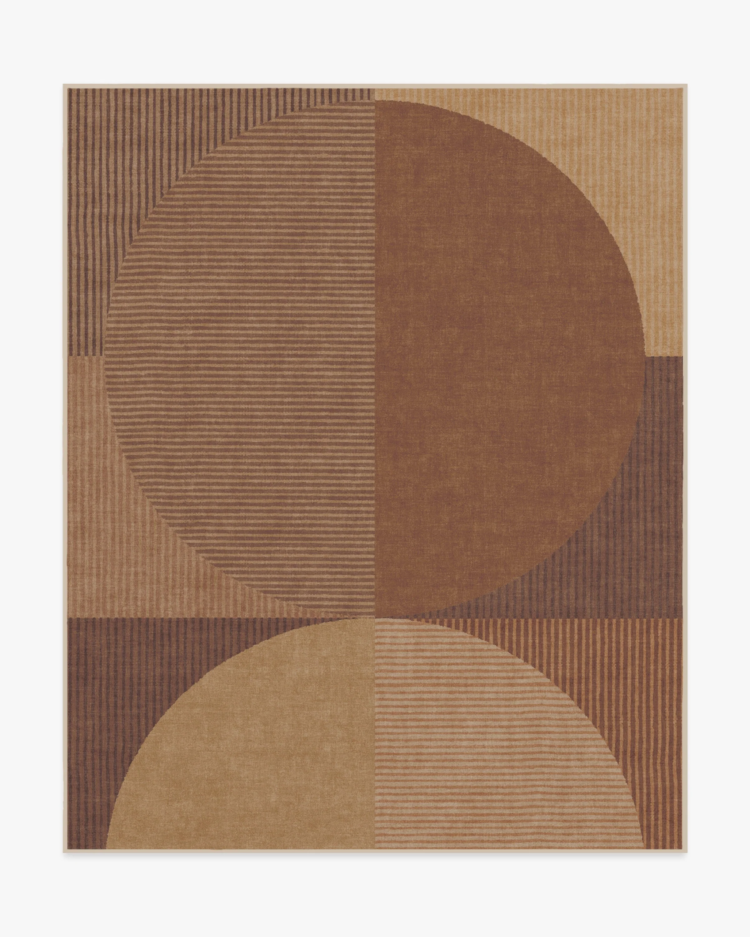 Harlow Copper & Brown Flatwoven Rug