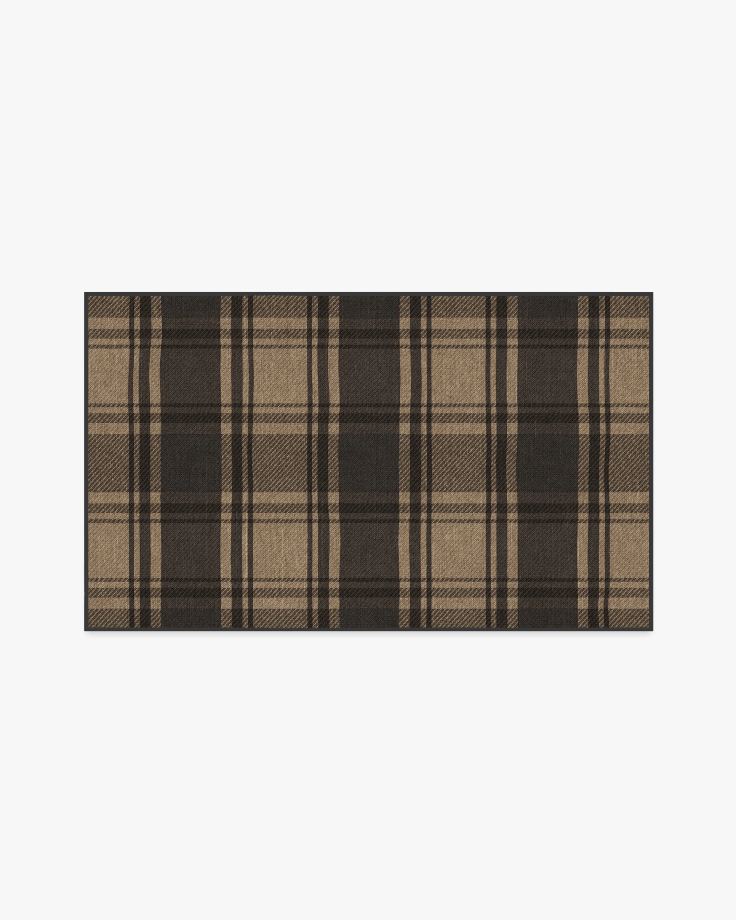 Easton Plaid Charcoal & Natural Flatwoven Rug