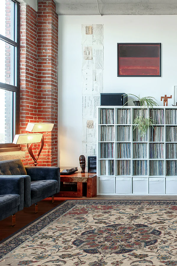 Sima Royal Blue Flatwoven Rug