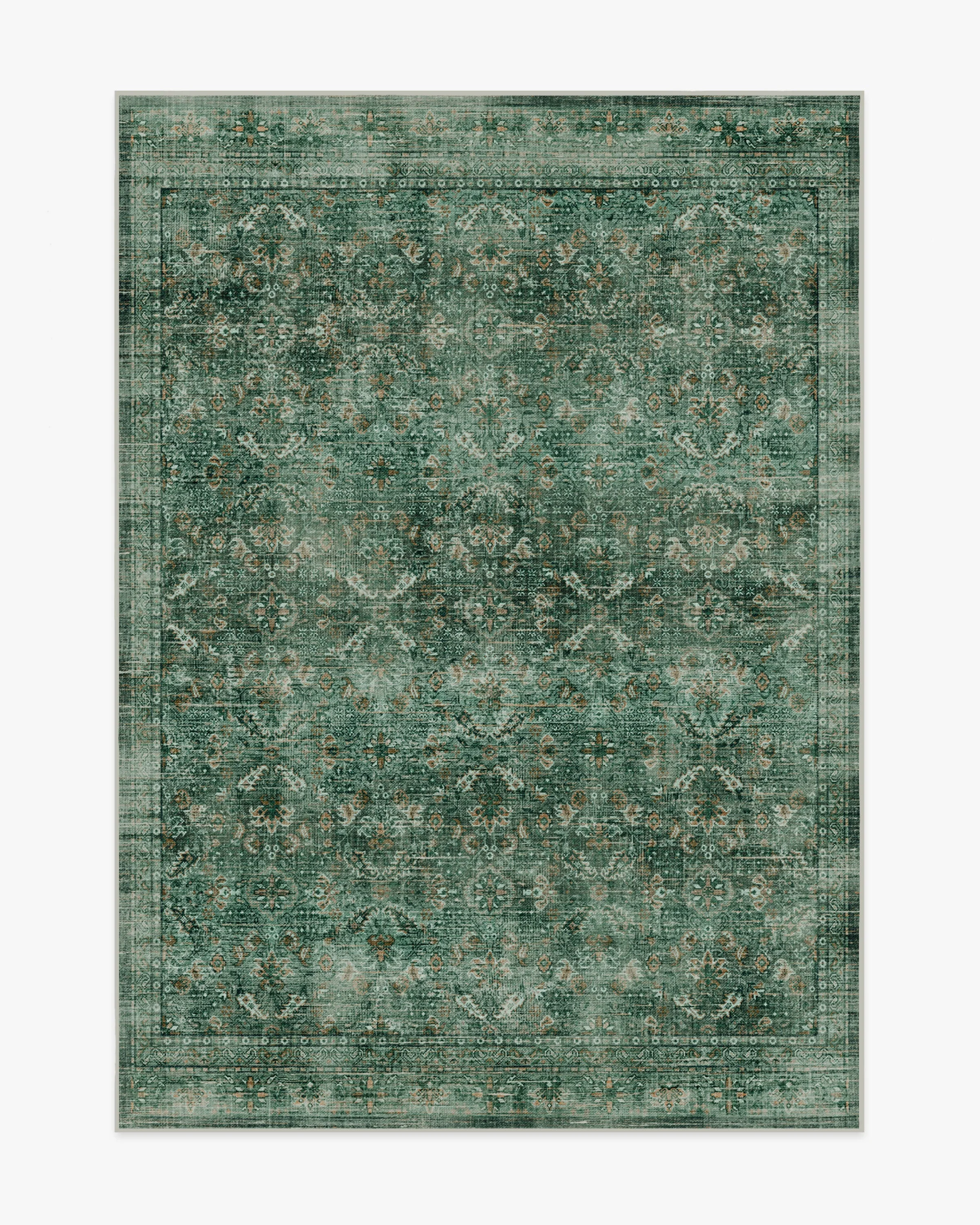 Frances Jade Green Flatwoven Rug