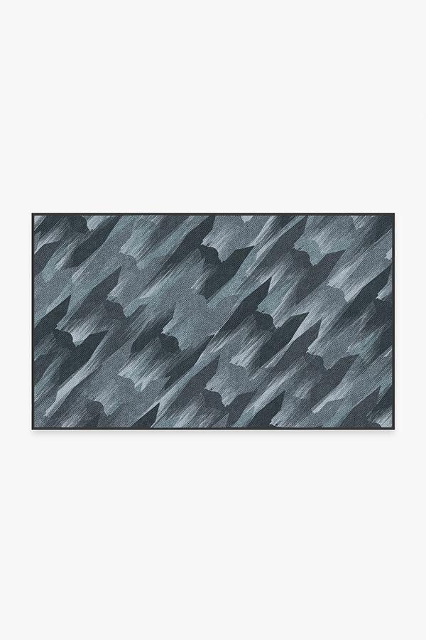 TIE Fighter Houndstooth Blue Flatwoven Rug