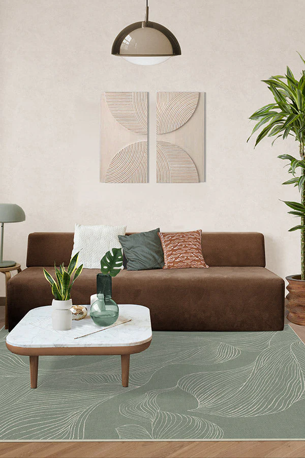 Sana Sage Green Flatwoven Rug