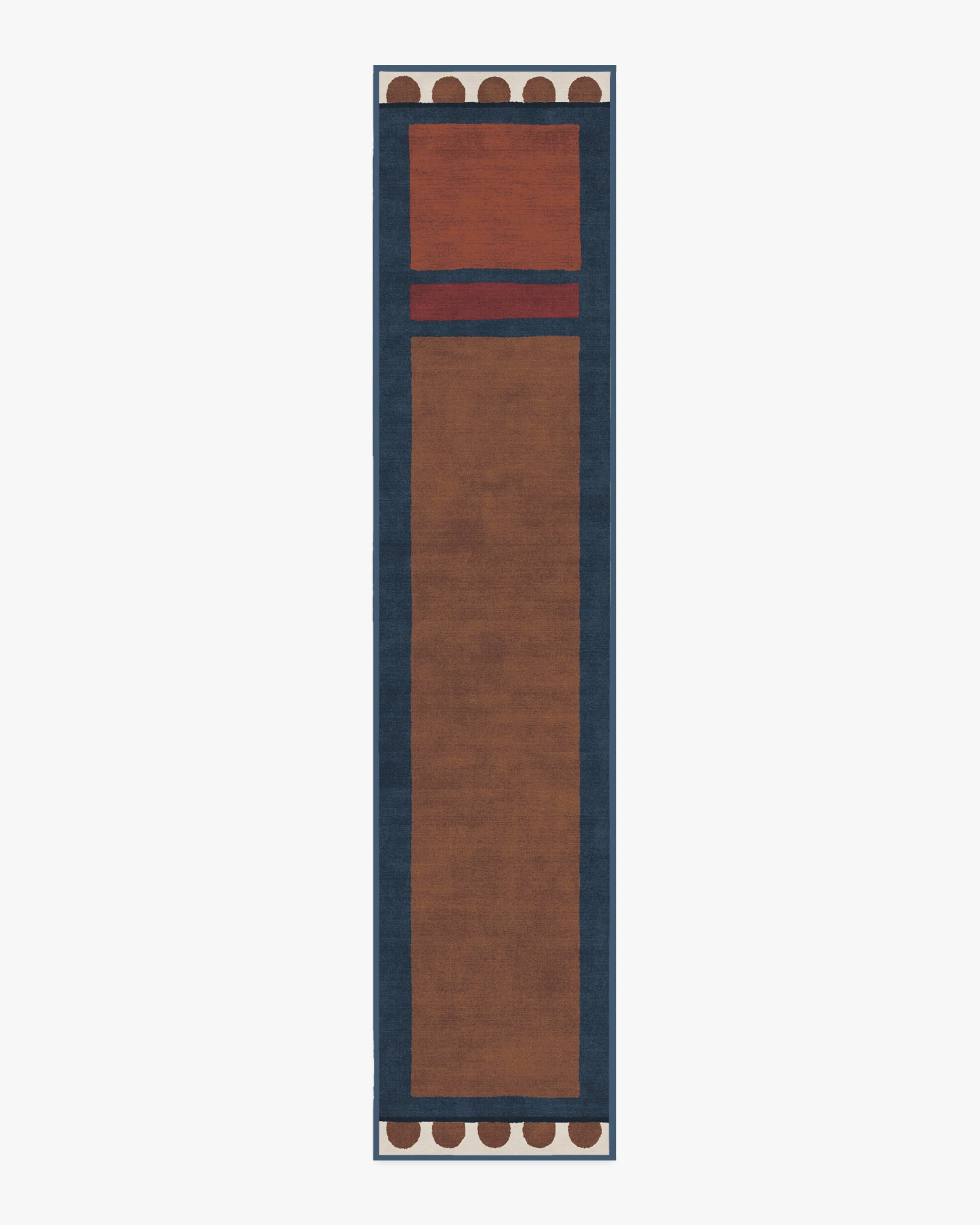 Nina Indigo & Rust Rug by Justina Blakeney