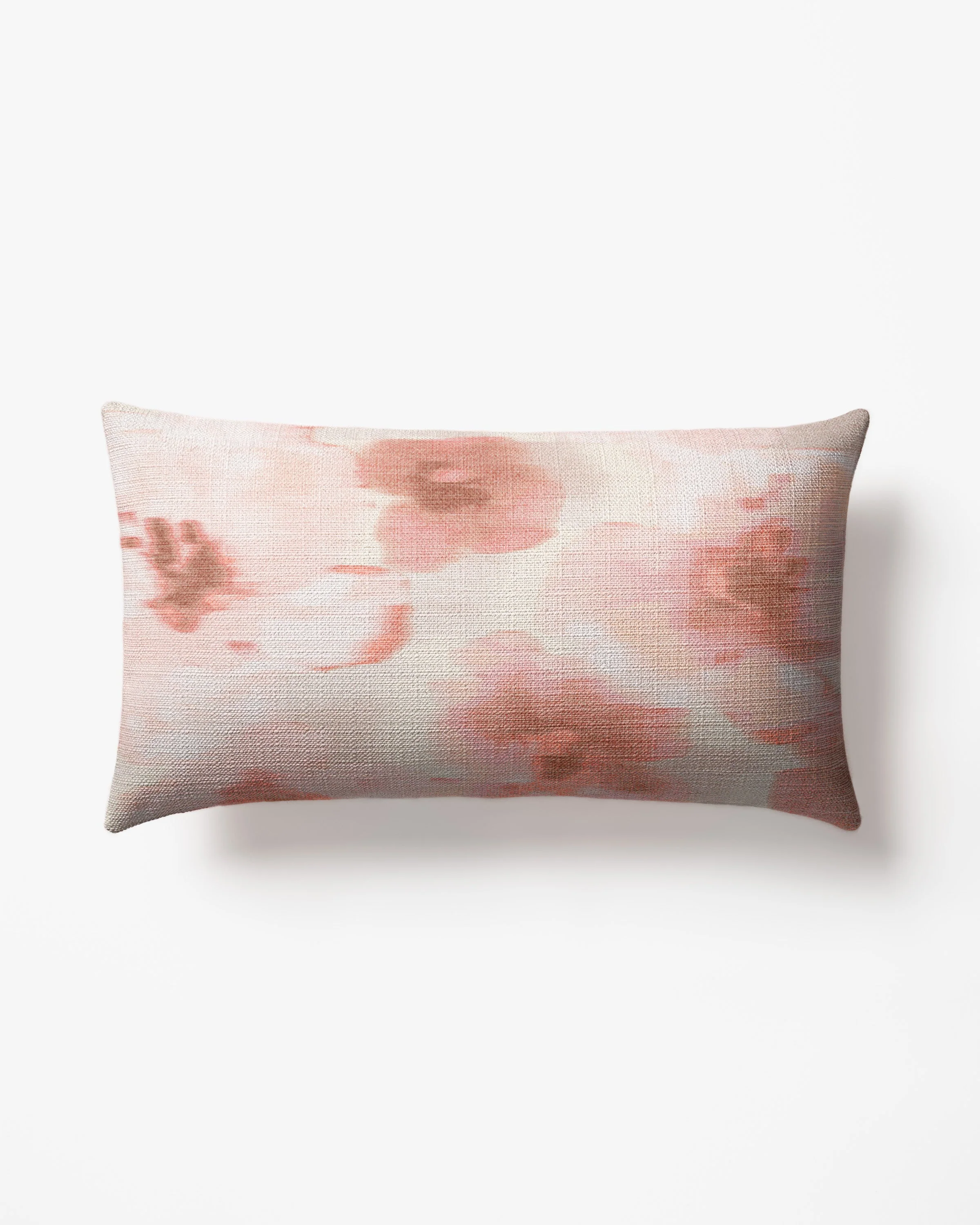 Emma Blush Woven Throw Pillow