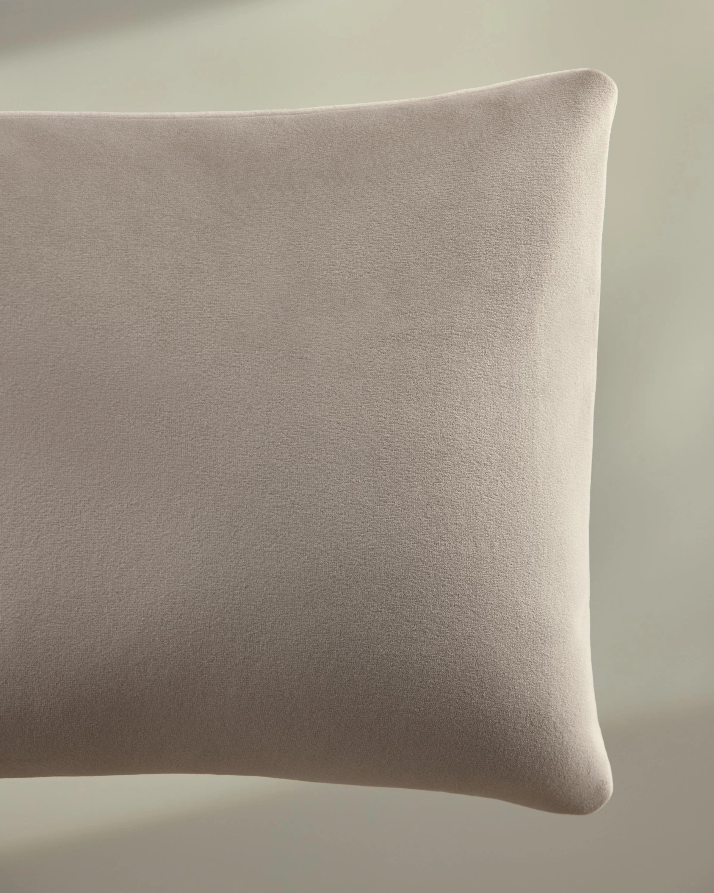Sand Velvet Throw Pillow