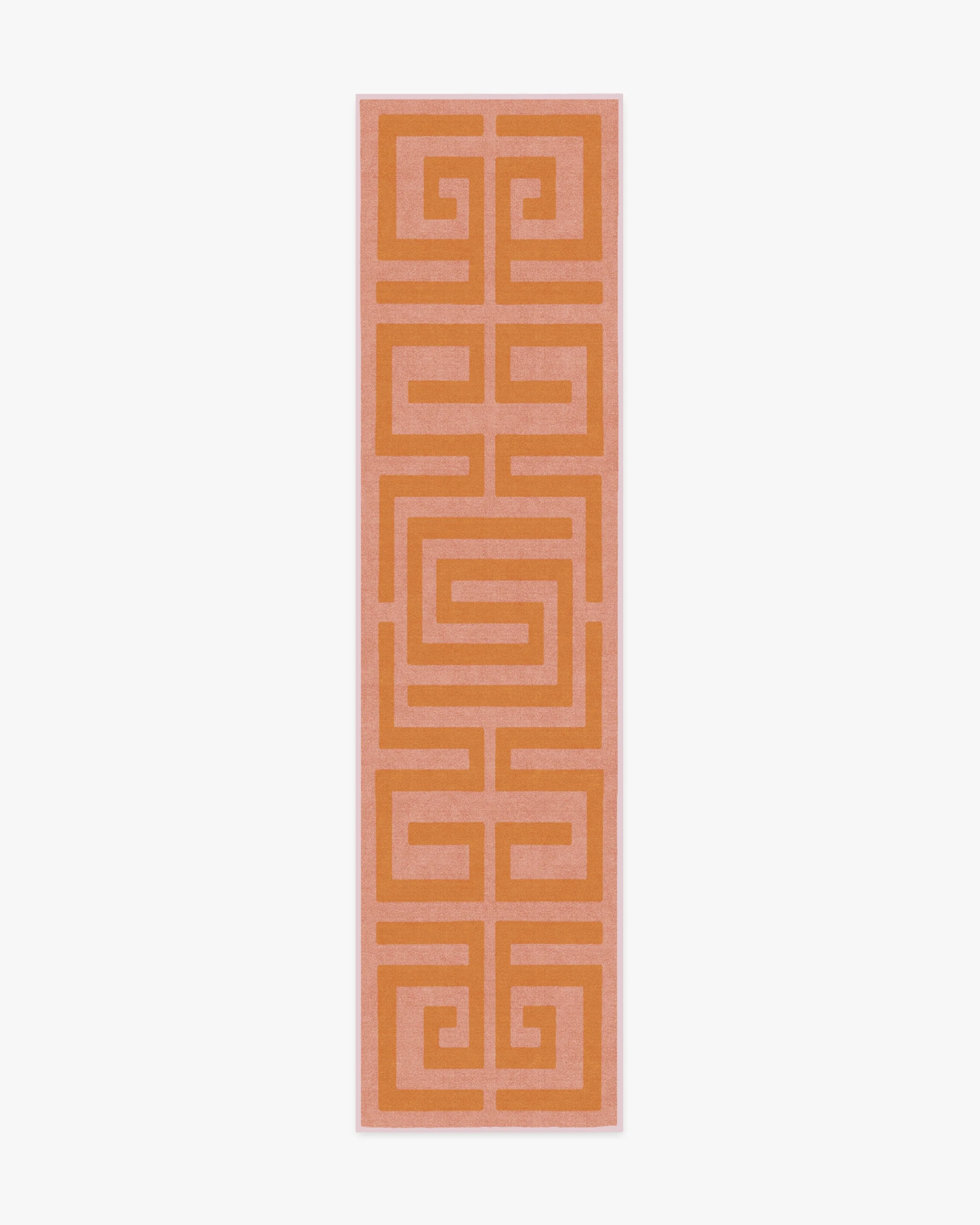 Maze Pink & Orange Rug