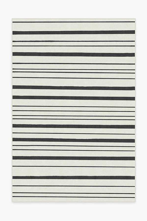 Hudson Stripe Black Rug