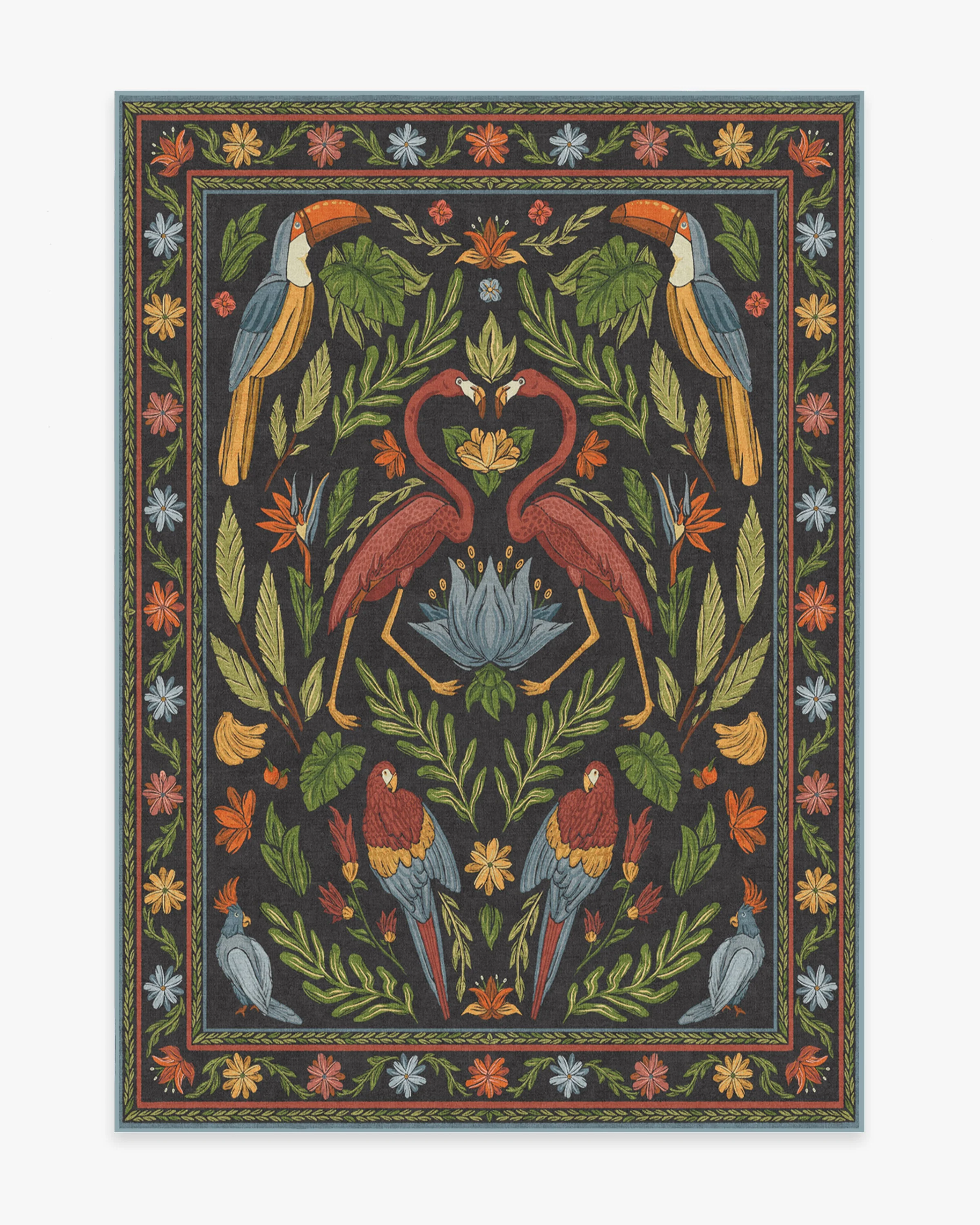 Birds Of A Feather Rug by Iris Apfel