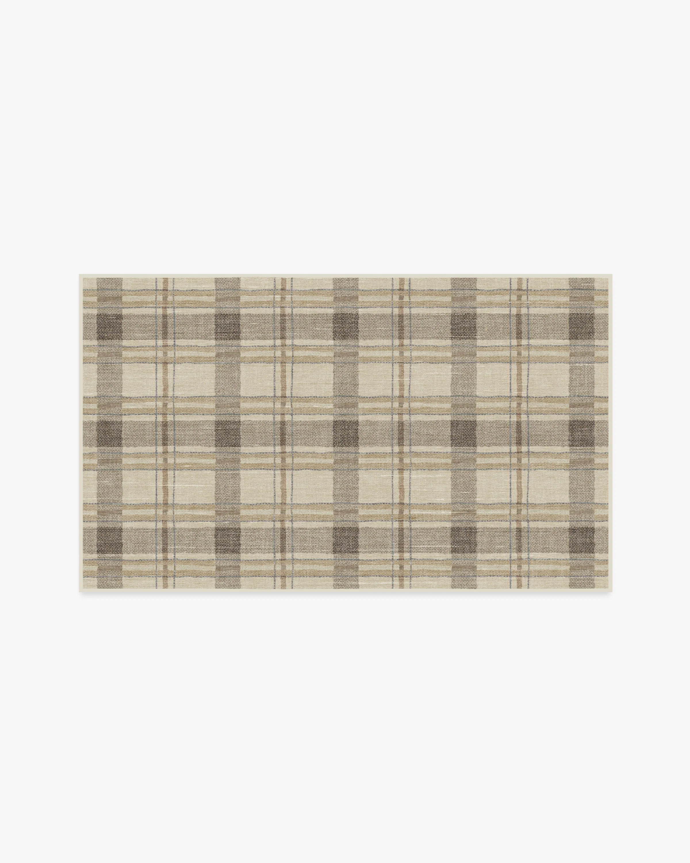 Piper Plaid Neutral Flatwoven Rug
