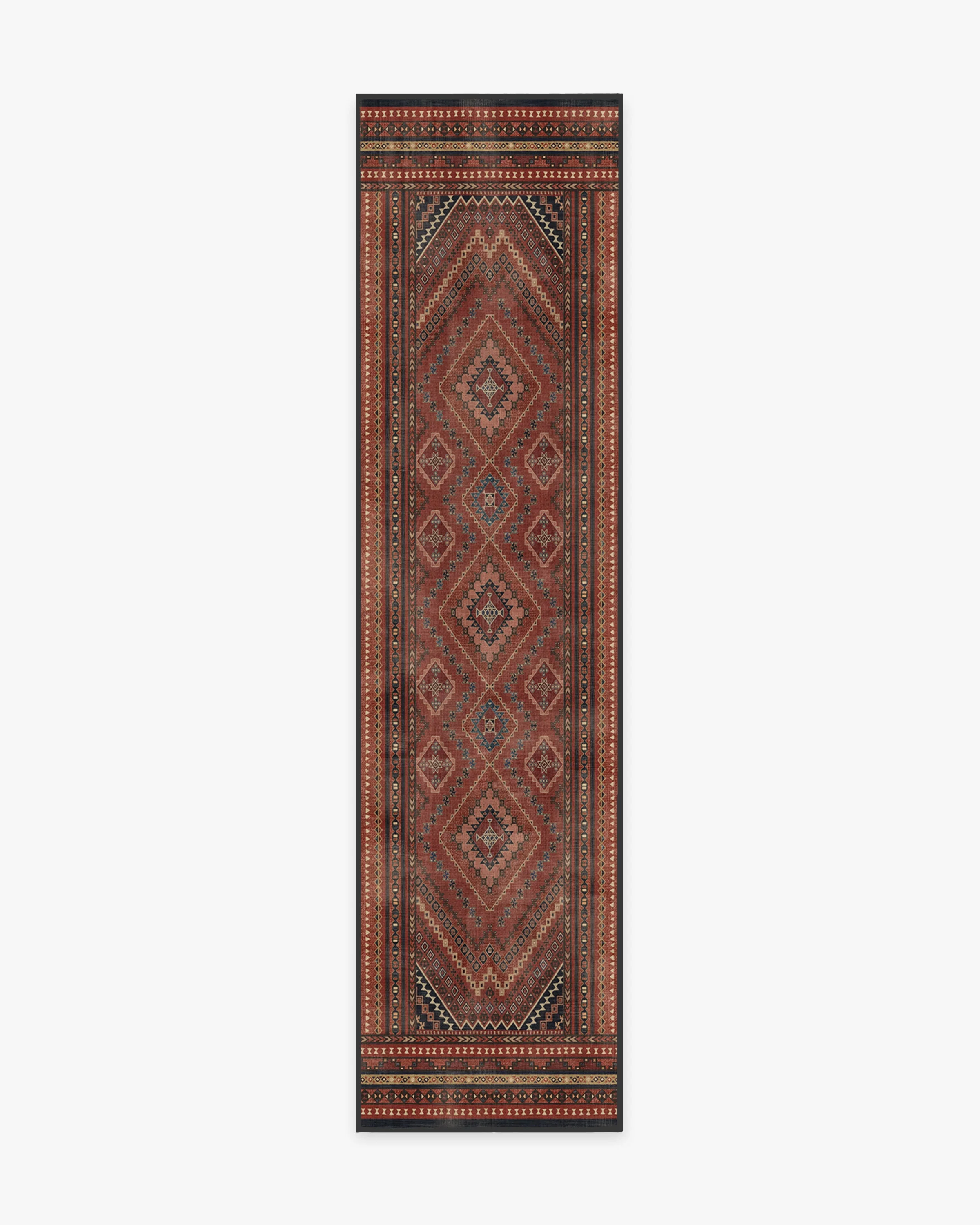 Kaden Amber Red Flatwoven Rug