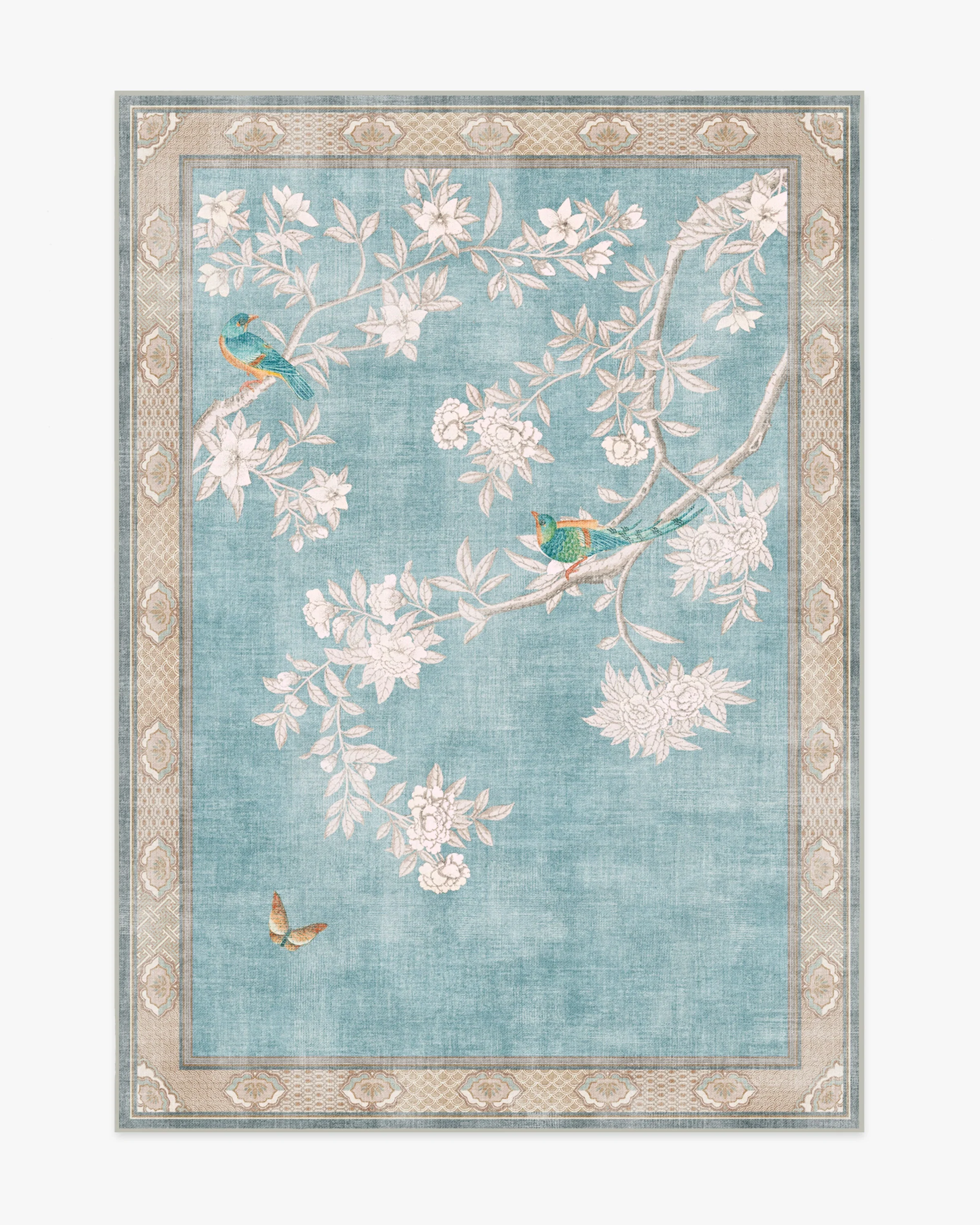 Hampton Soft Blue Rug by Gracie