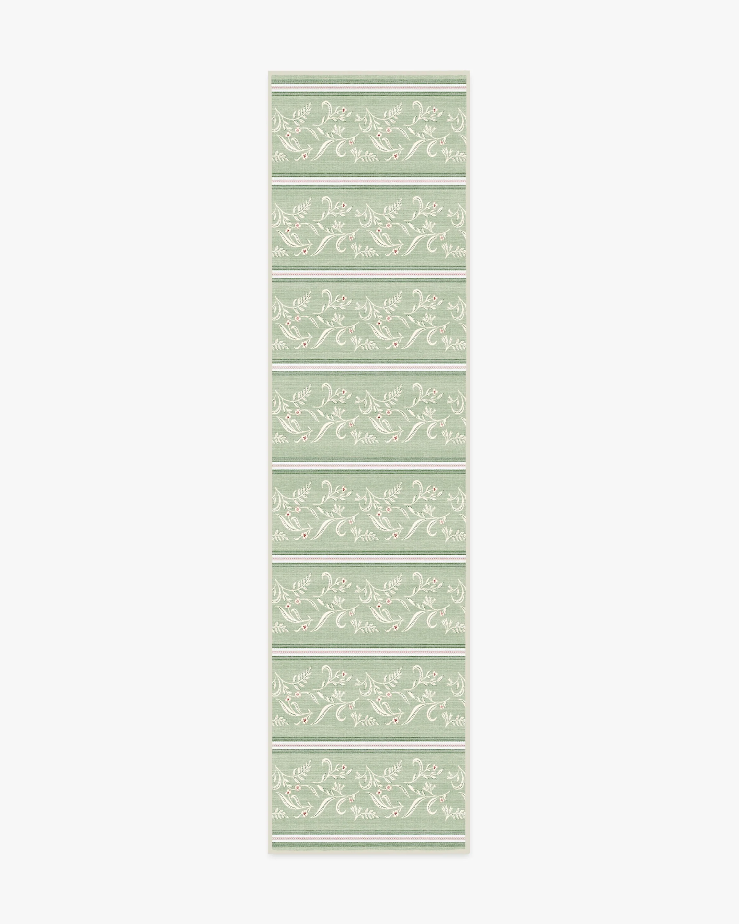 Sambuco Stripe Celadon Outdoor Rug