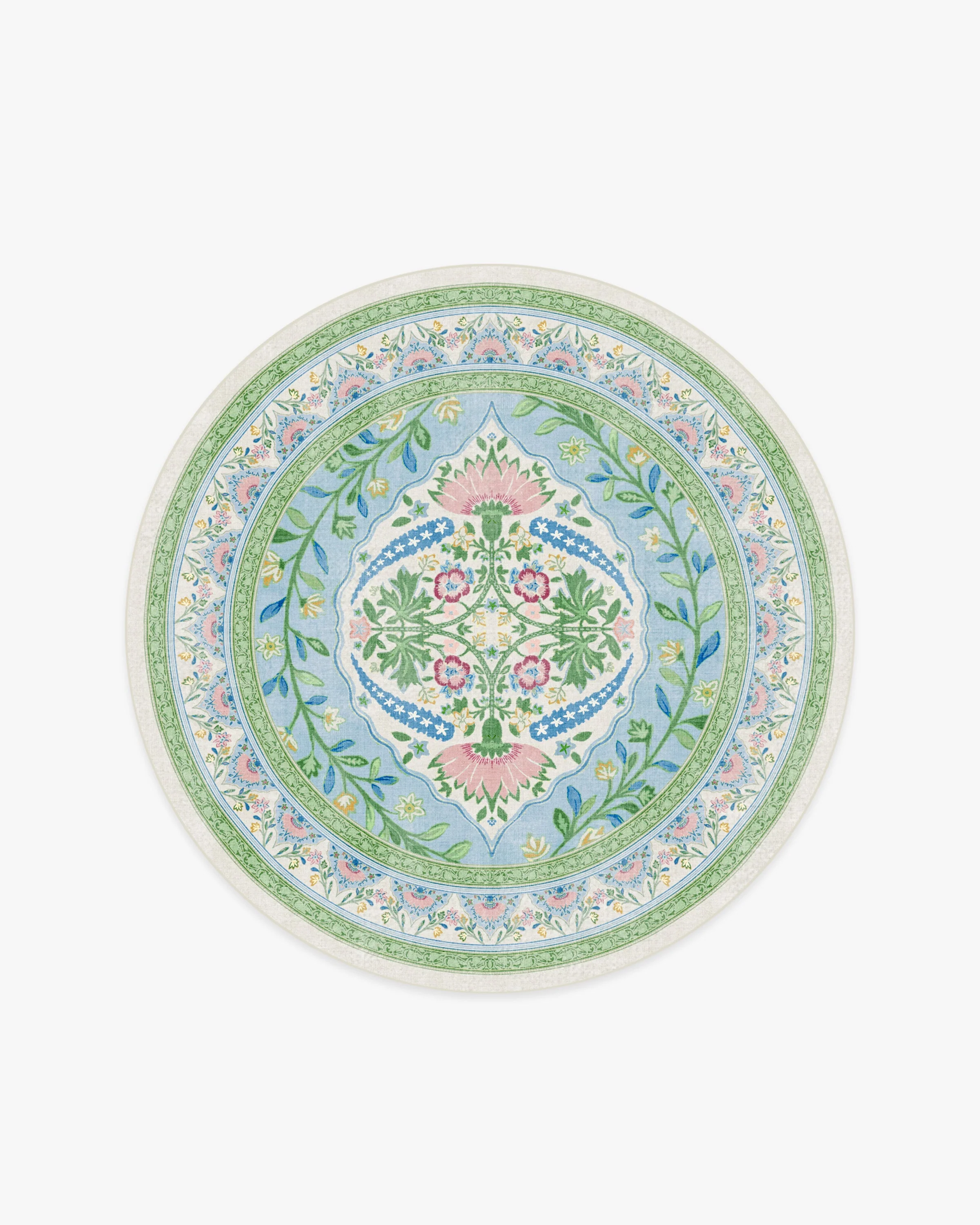 Skye Blue Multicolor Rug by Mrs. Alice