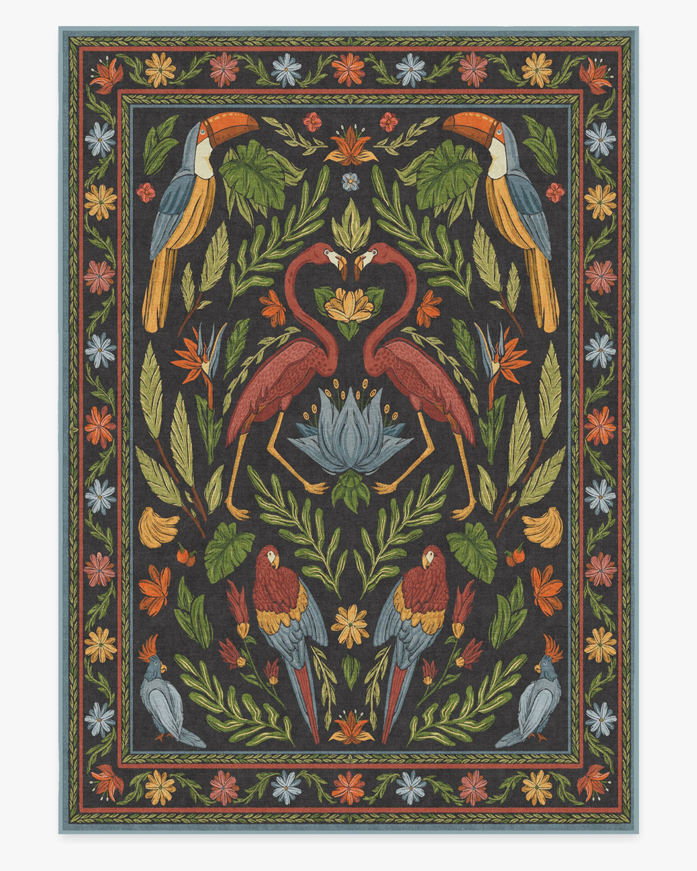 Birds Of A Feather Rug by Iris Apfel