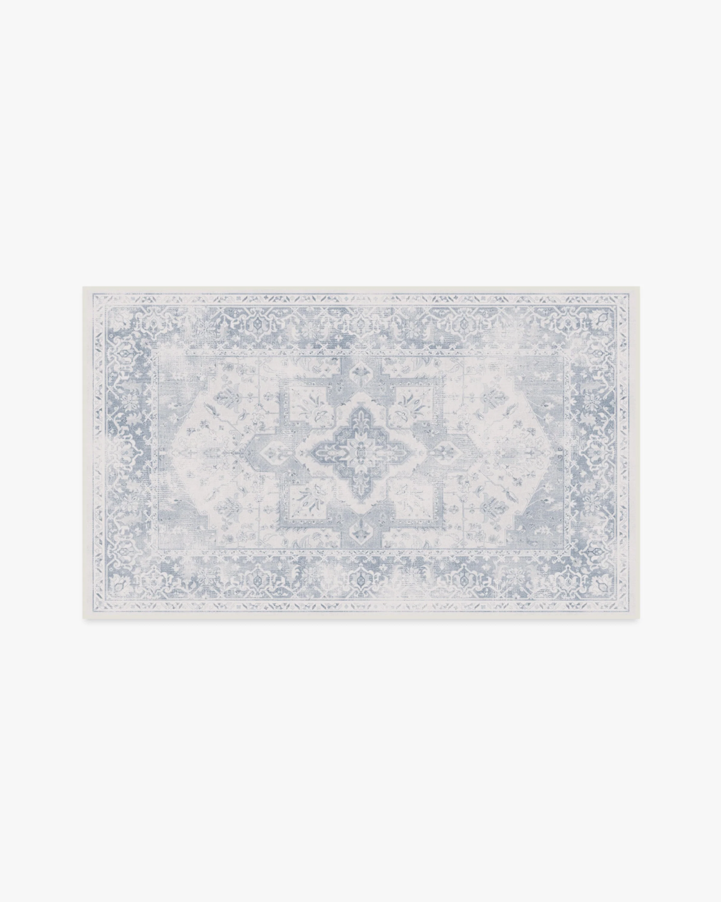 Kira Soft Blue Flatwoven Rug