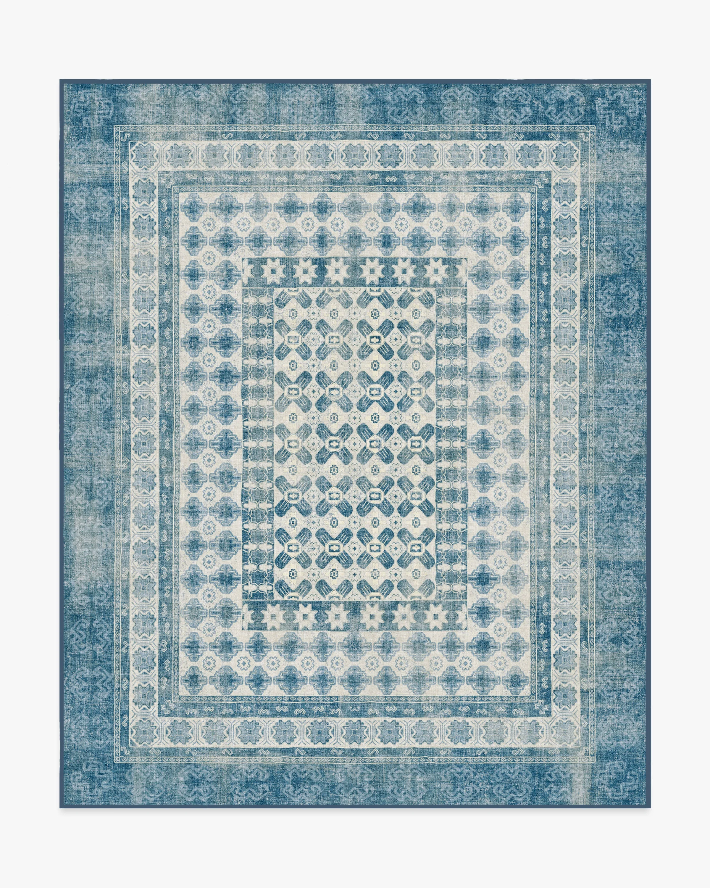 Cyrus Ocean & Ivory Rug