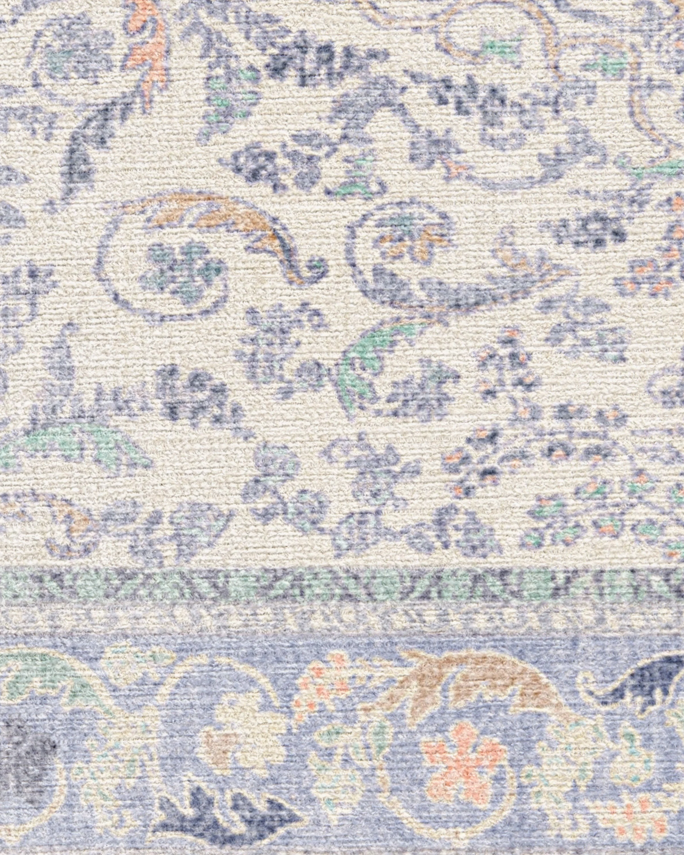 Fit For A Queen Soft Lavender Flatwoven Rug by Bridgerton