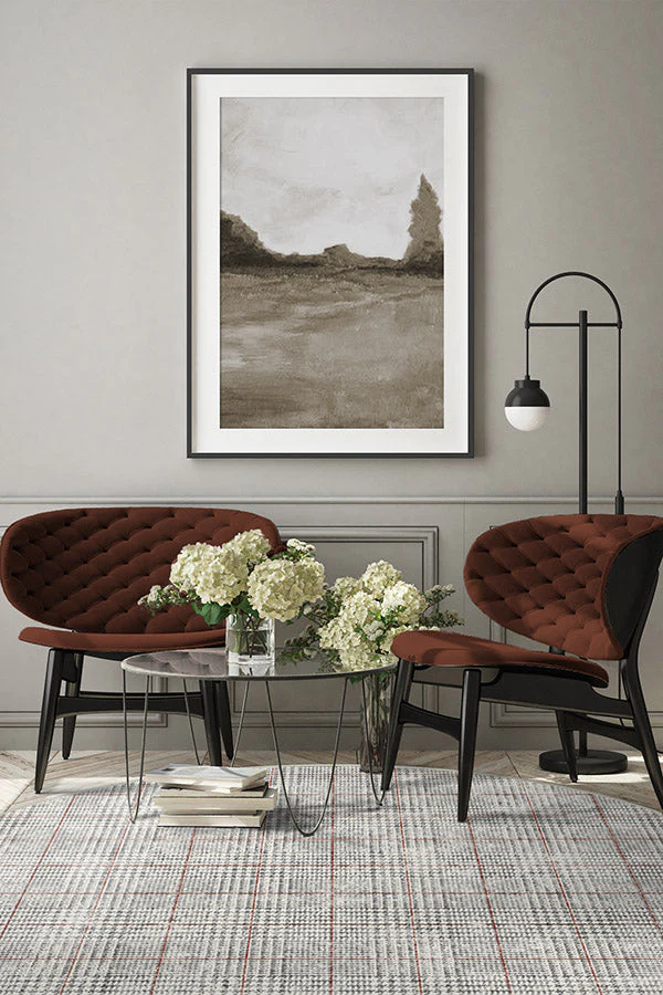 Glen Plaid Flatwoven Rug