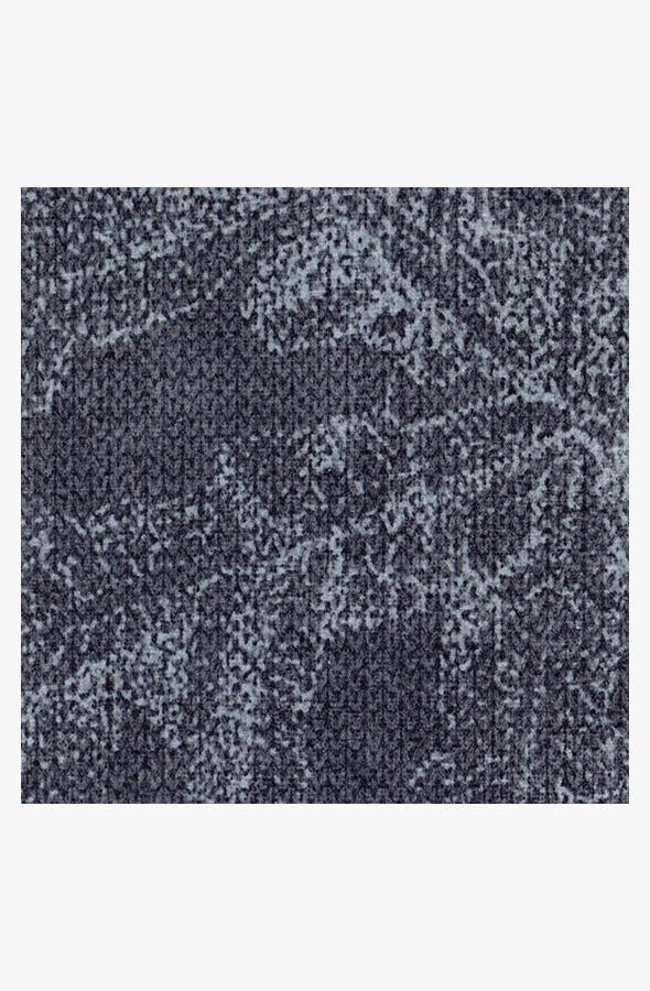 Snowflake Navy Flatwoven Rug
