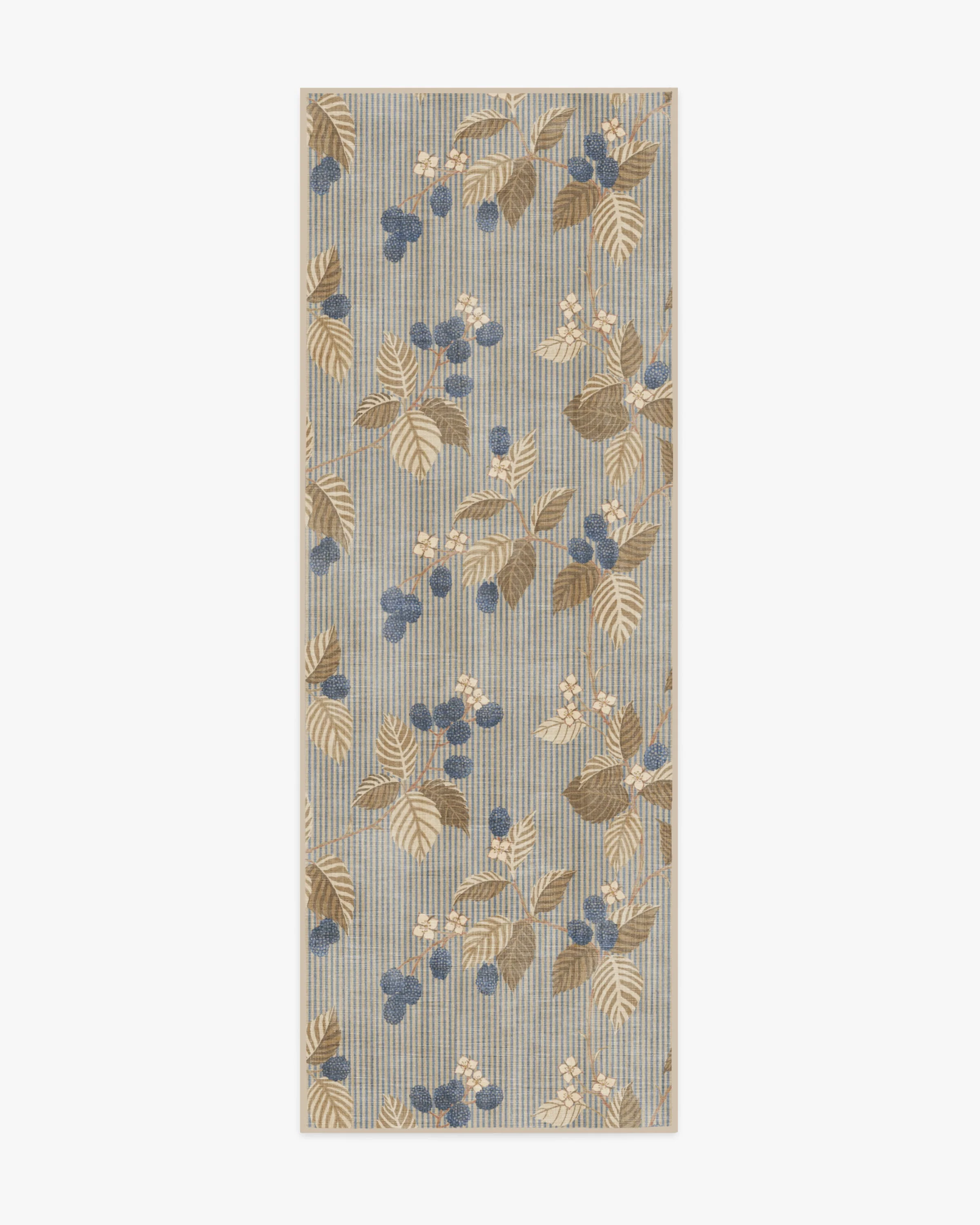 Rubus Azure & Fawn Rug by Sanderson