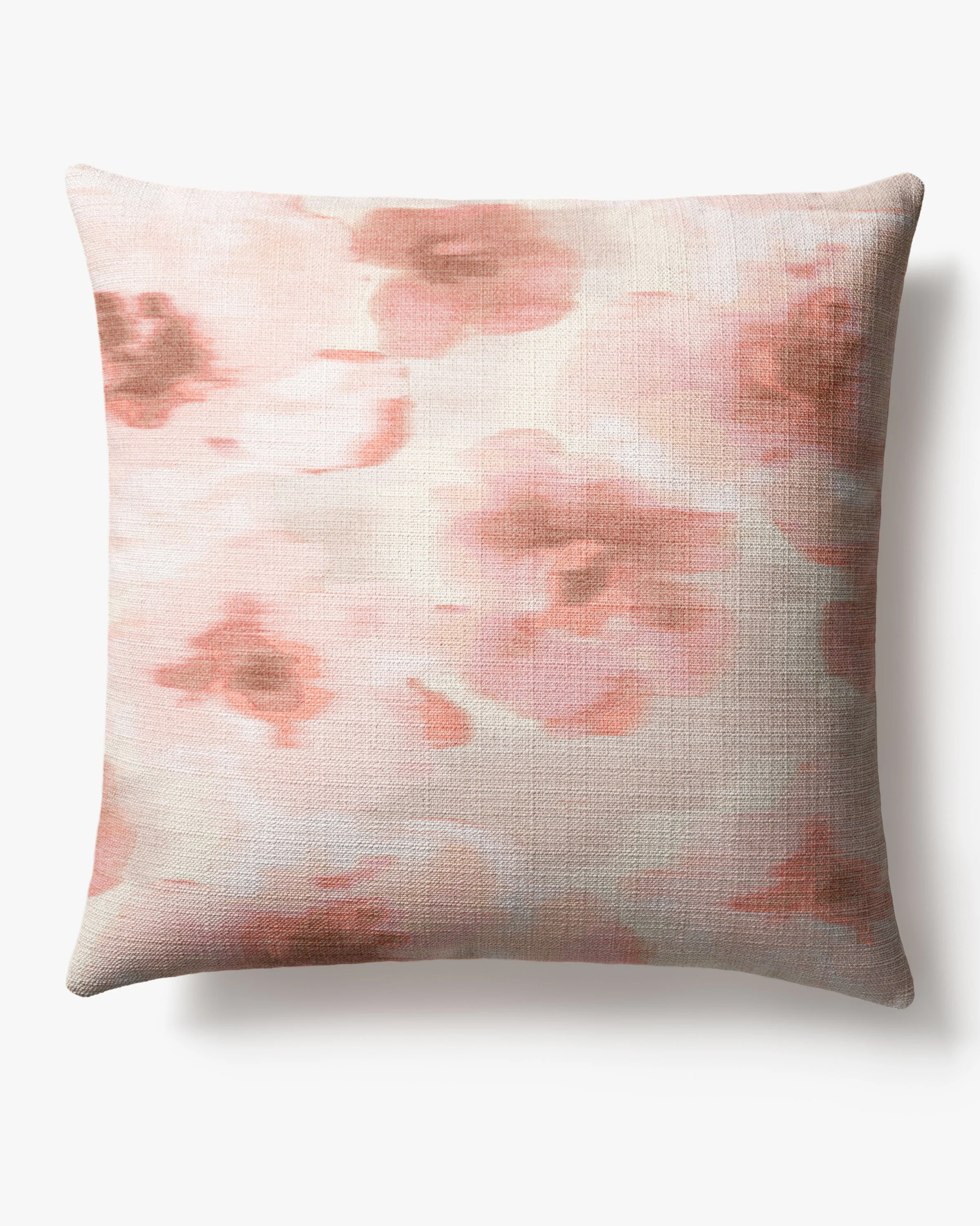 Emma Blush Woven Throw Pillow