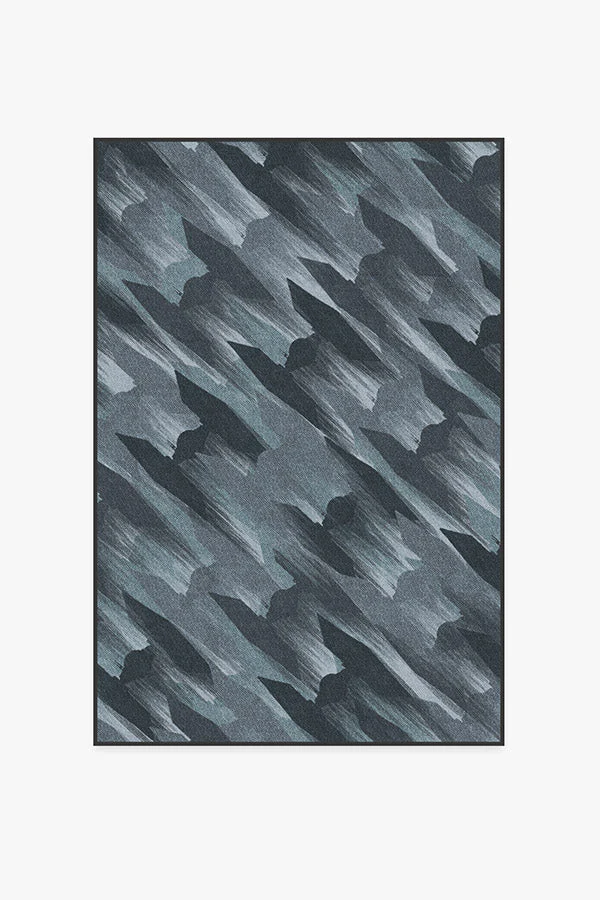 TIE Fighter Houndstooth Blue Flatwoven Rug