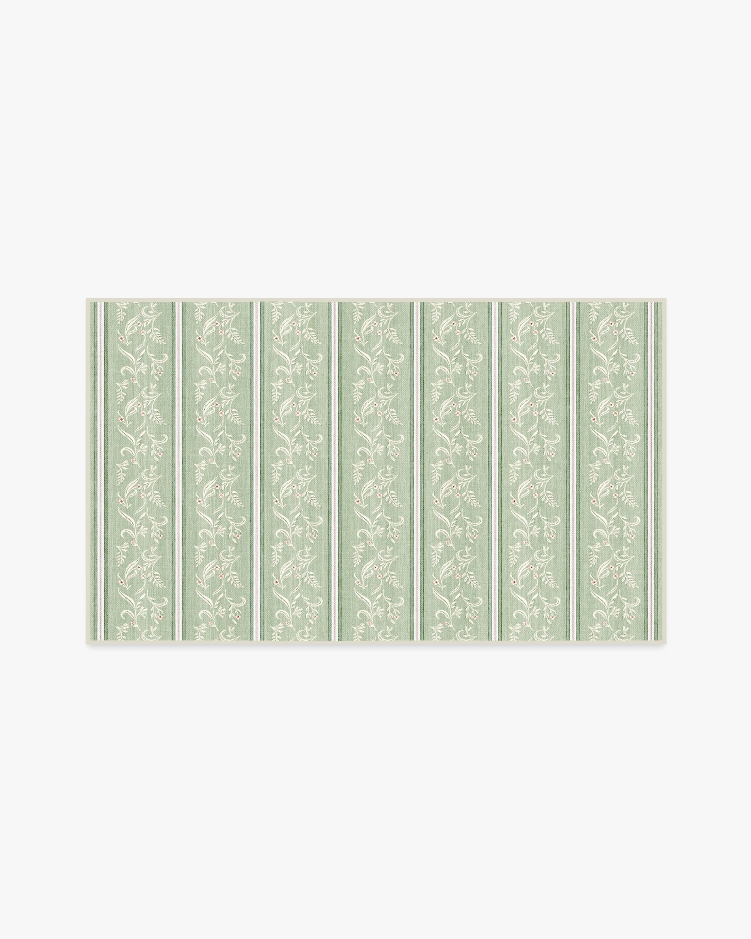Sambuco Stripe Celadon Outdoor Rug