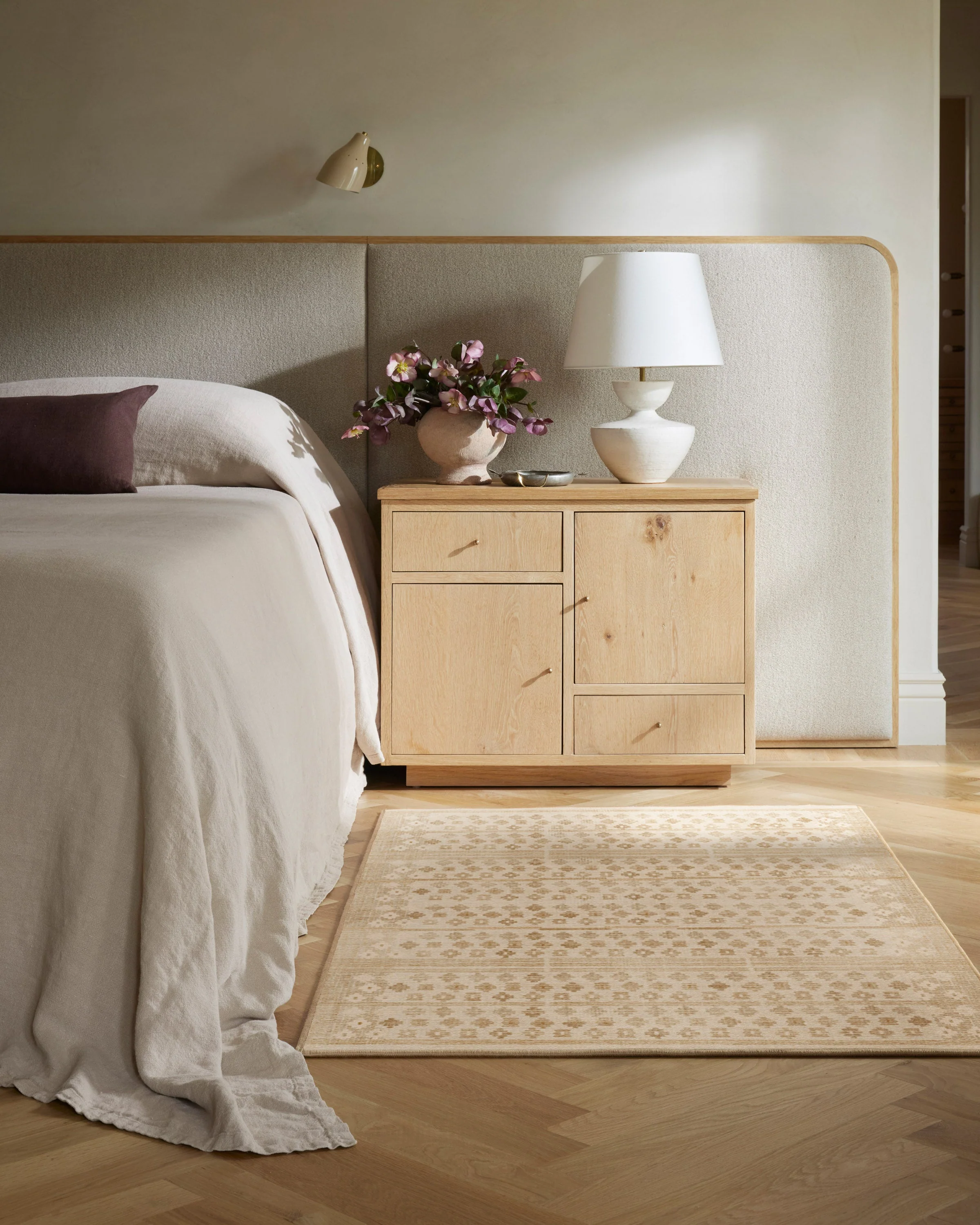 Lucia Natural Flatwoven Rug by goop