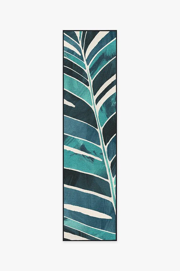 Ombra Teal Outdoor Rug
