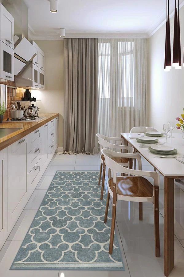 Mickey Trellis Slate Flatwoven Rug
