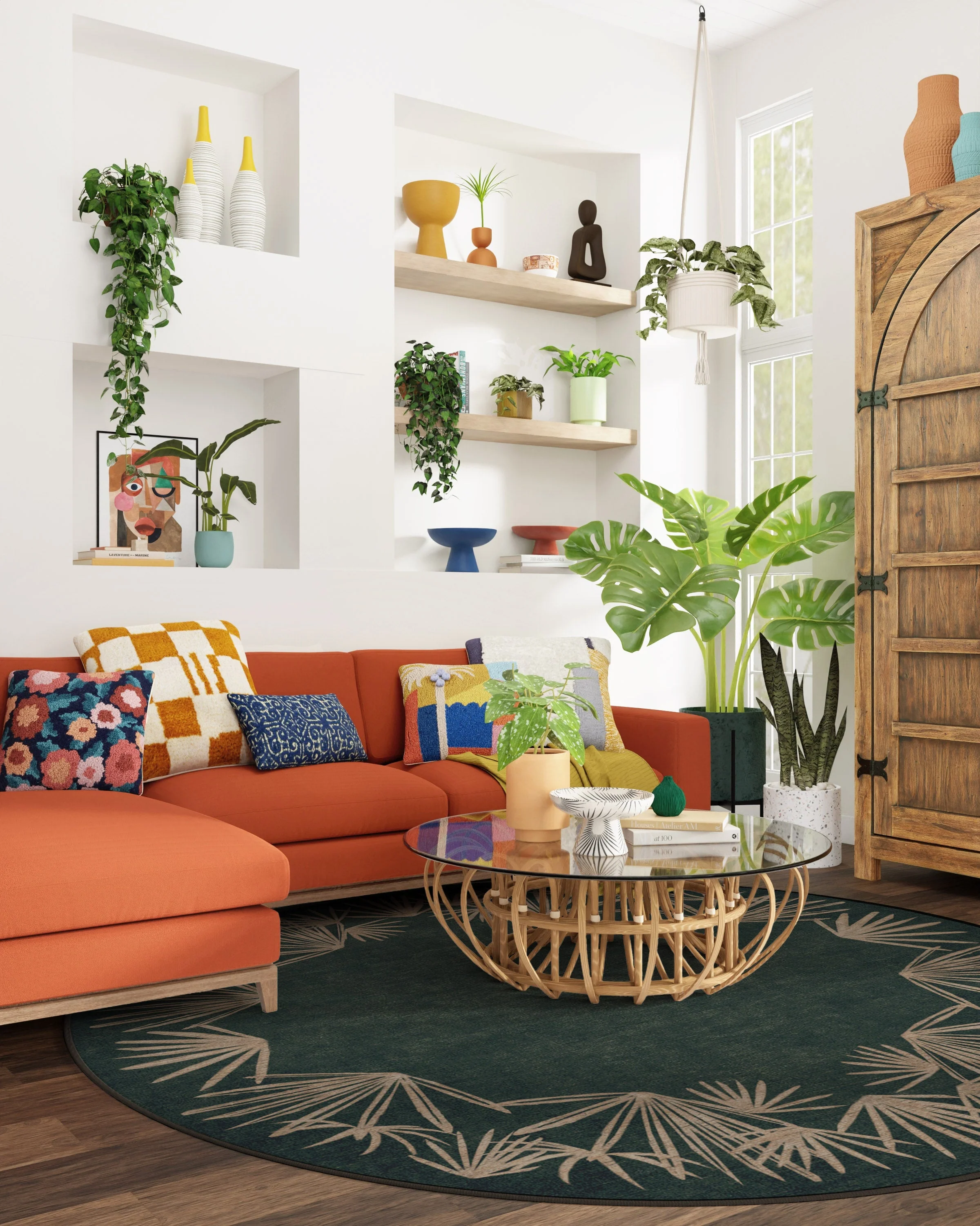 Tarsila Forest Rug by Justina Blakeney