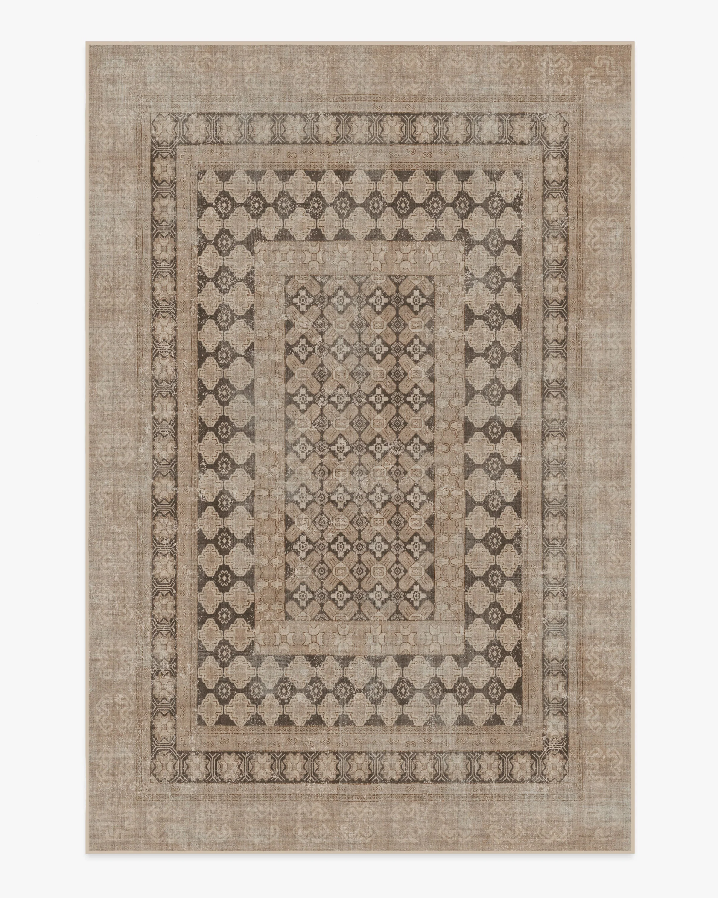Cyrus Rose Gold Flatwoven Rug