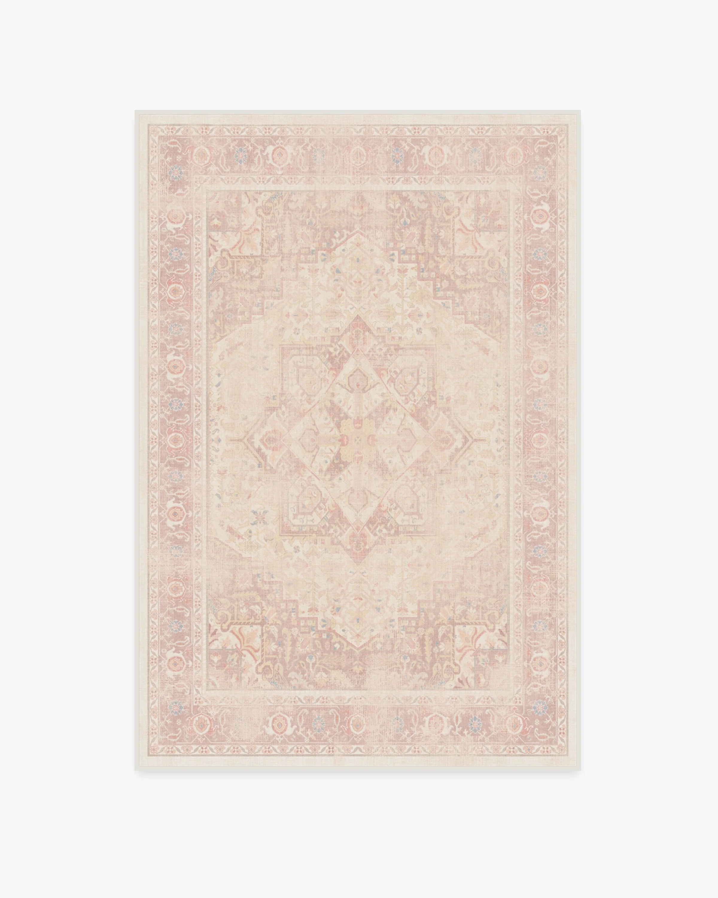 Kamran Soft Pink Flatwoven Rug