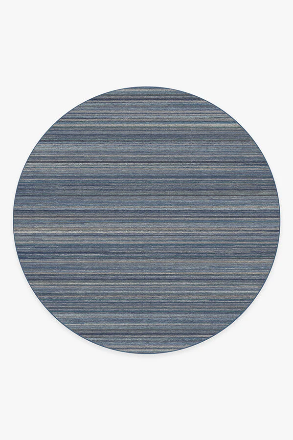 Multi Stripe Blue Rug