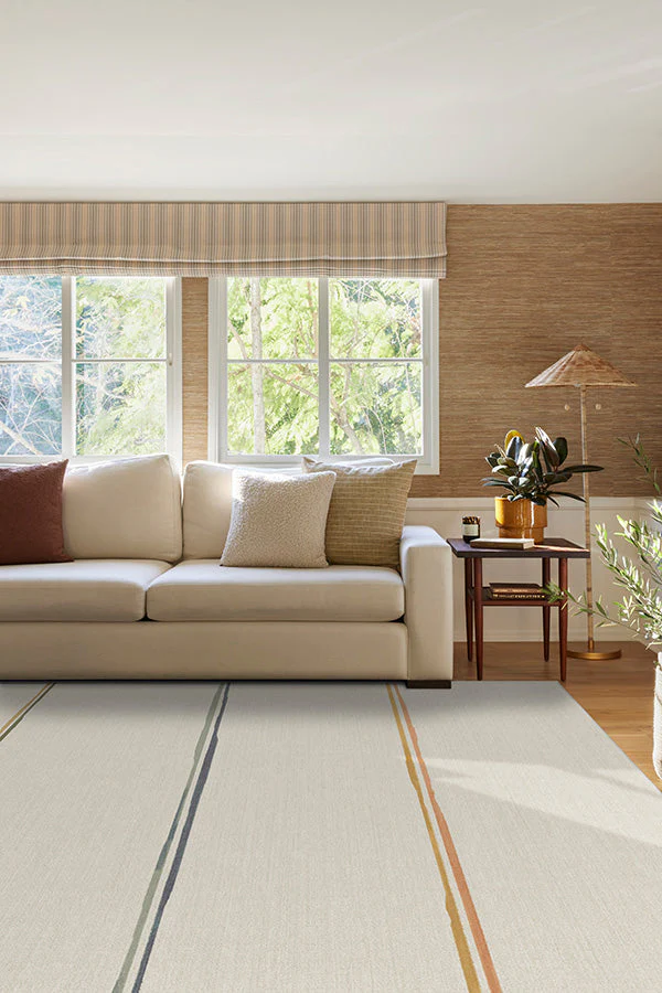 Stella Ivory Rainbow Rug by The Home Edit