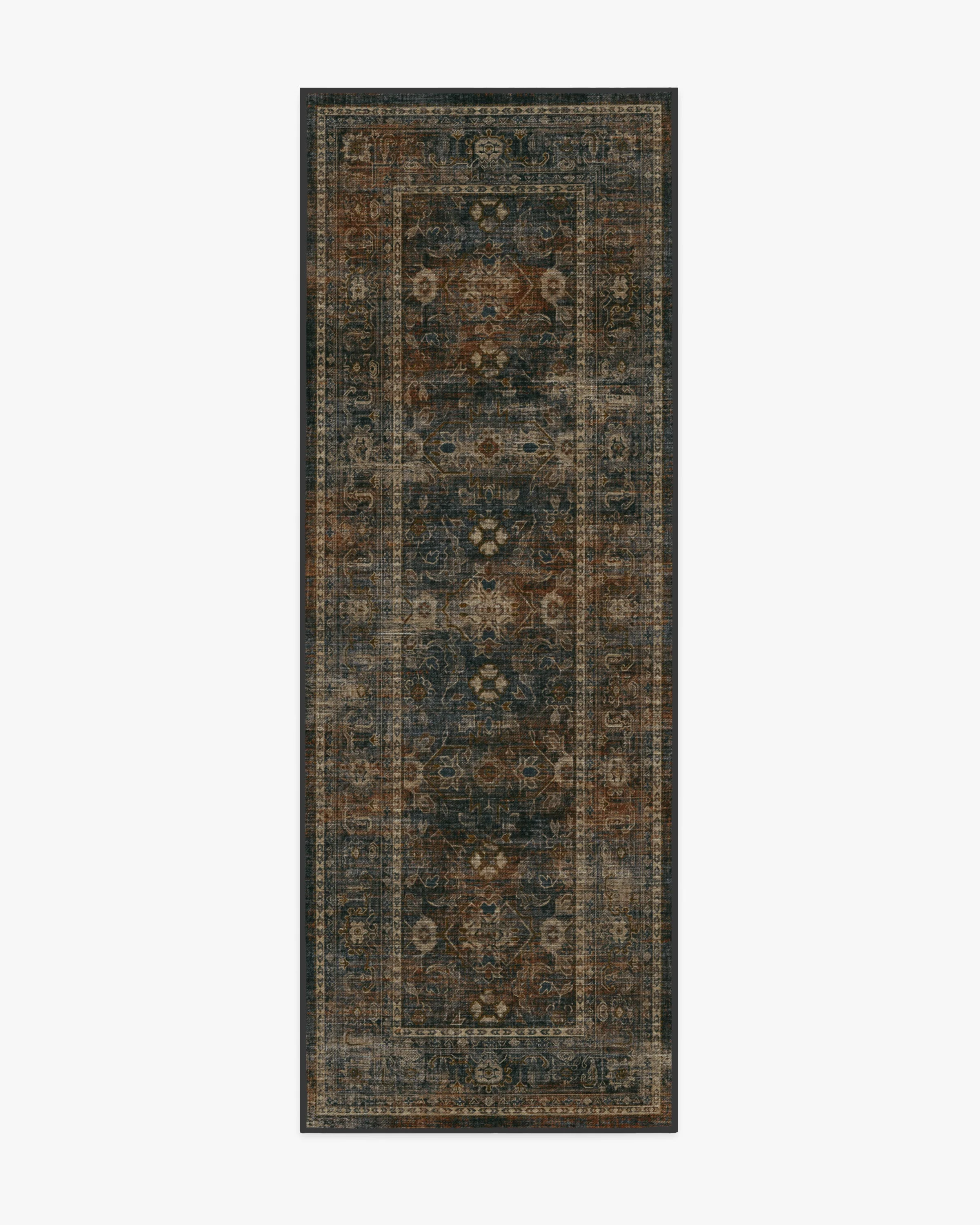 Ophelia Navy & Redwood Rug