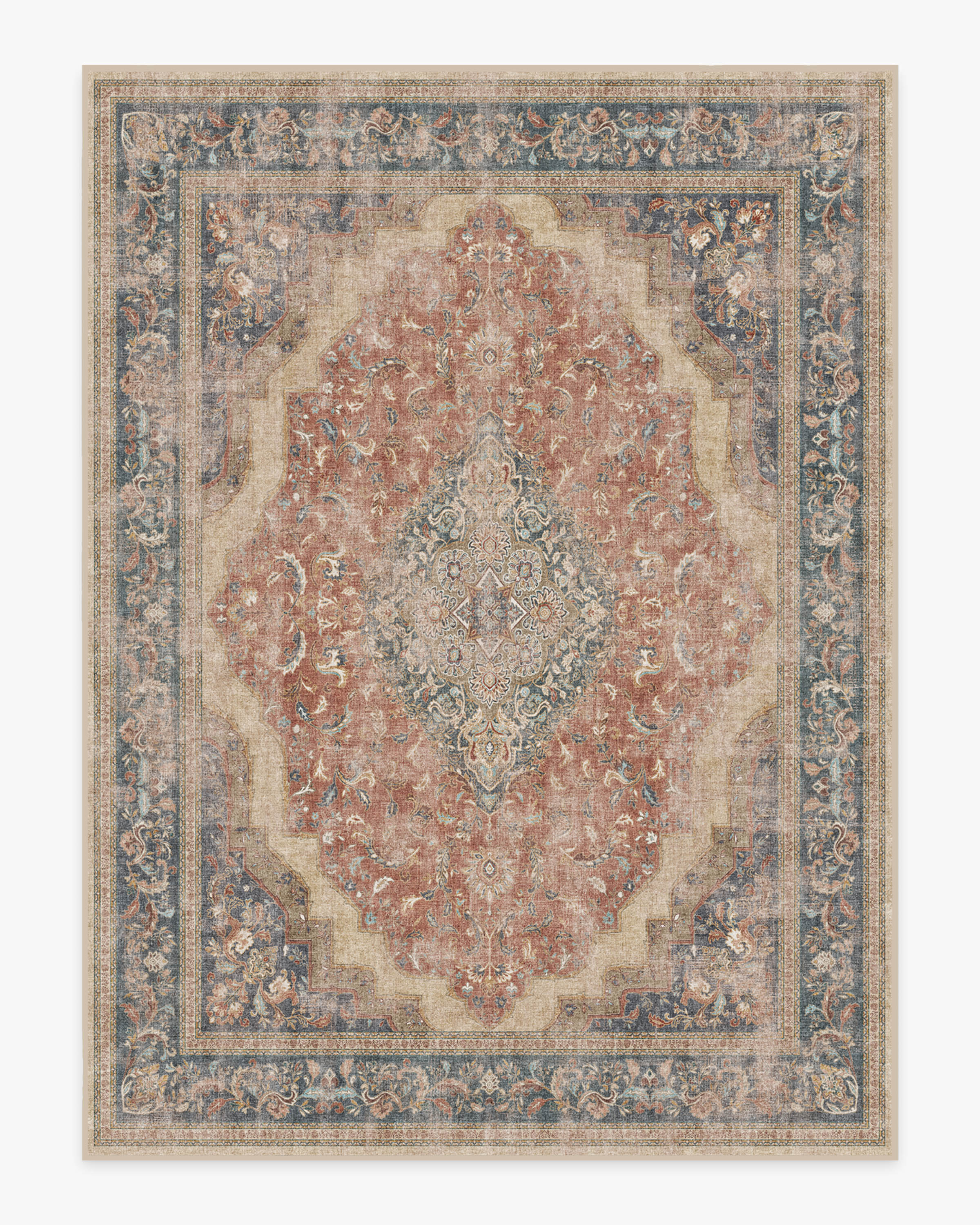 Adeline Antique Red Rug