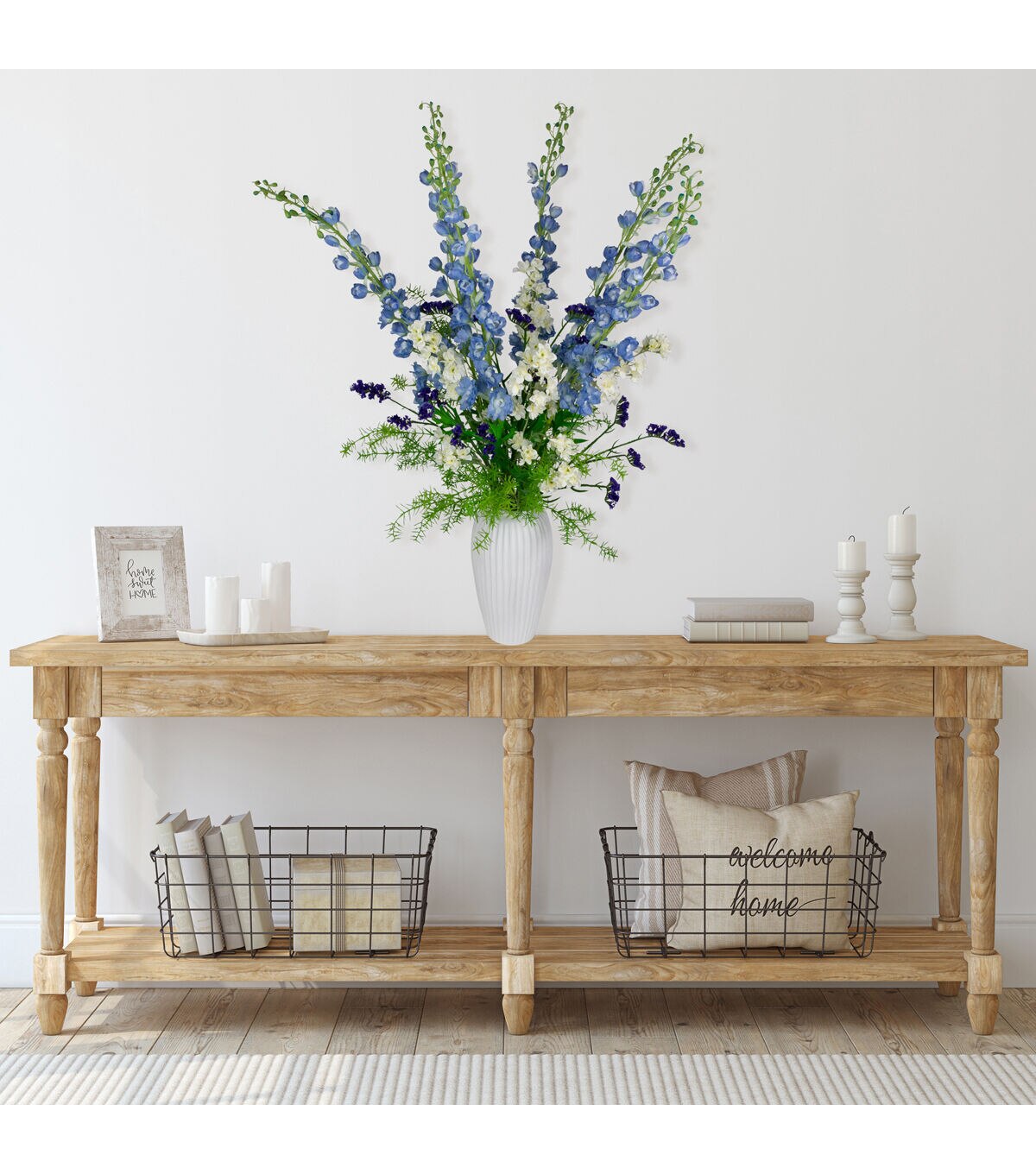 Northlight 40 Blue Delphinium Stems 6ct