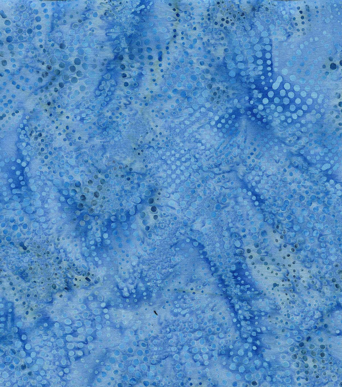 Blue Blenders Batik Cotton Fabric