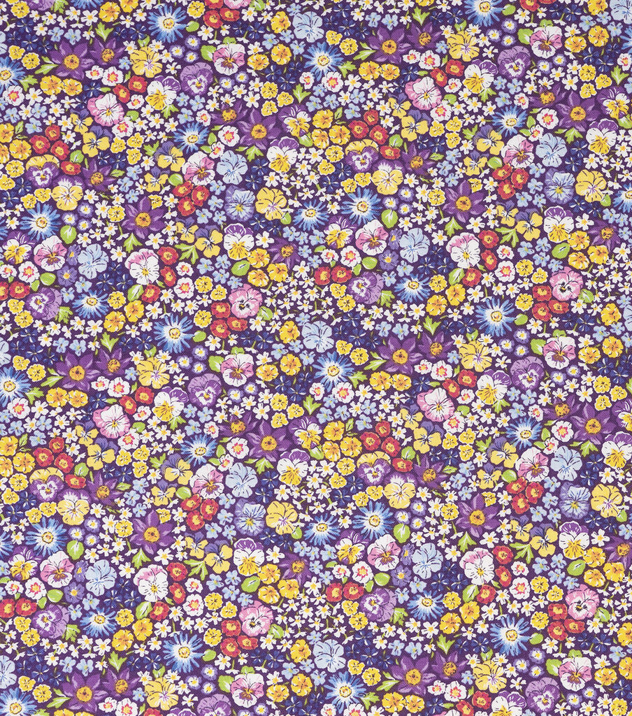Pansy Floral Cotton Fabric by Keepsake Calico