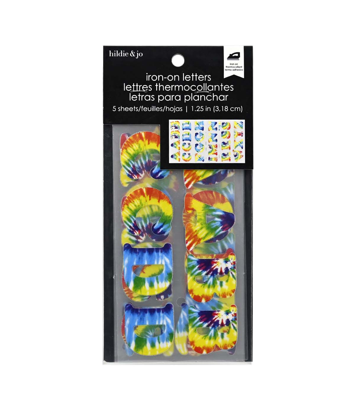 1.25 Iron On Letters 5 Sheets by hildie & jo