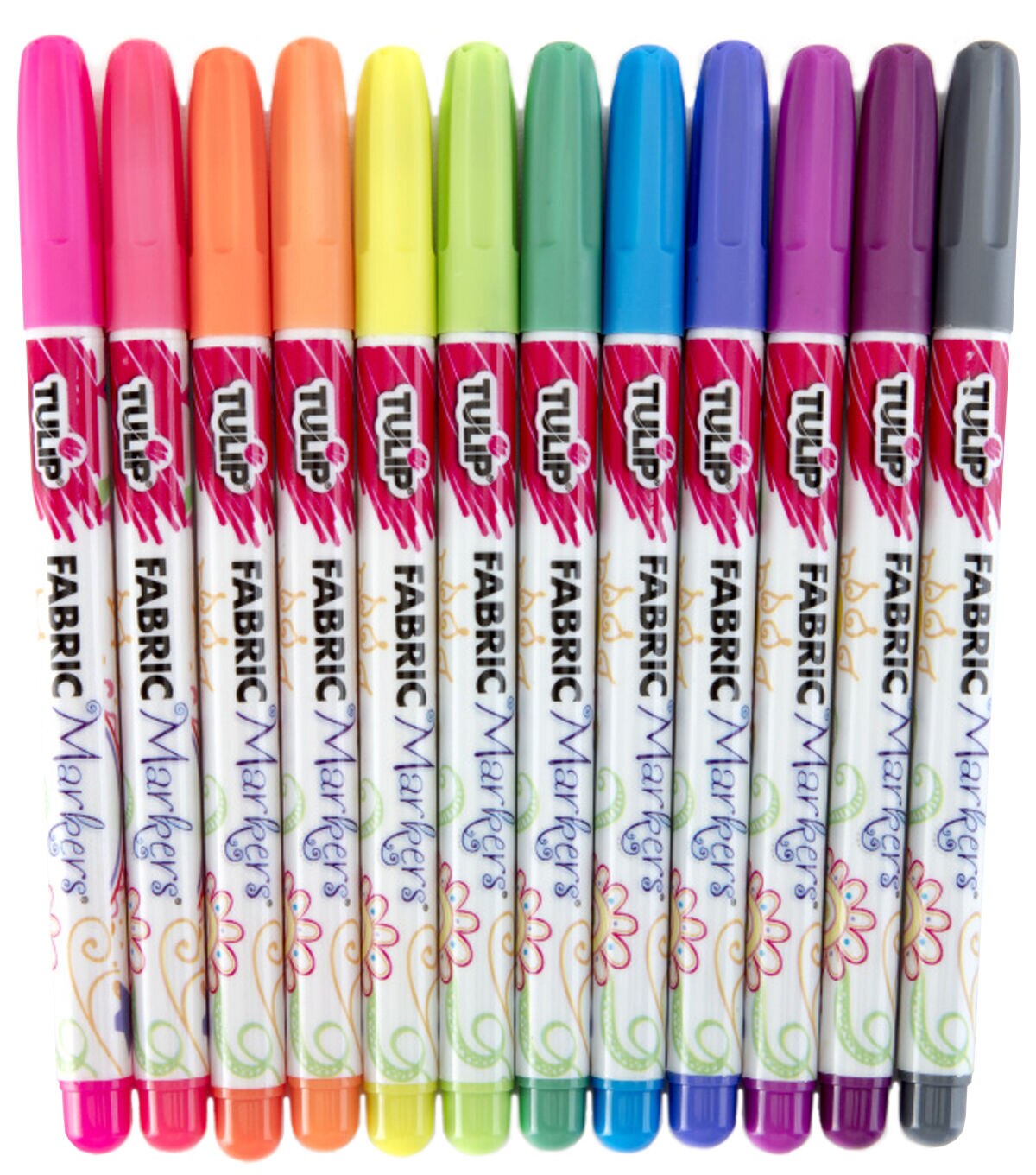 Tulip Fabric Markers Neon 12 Pack