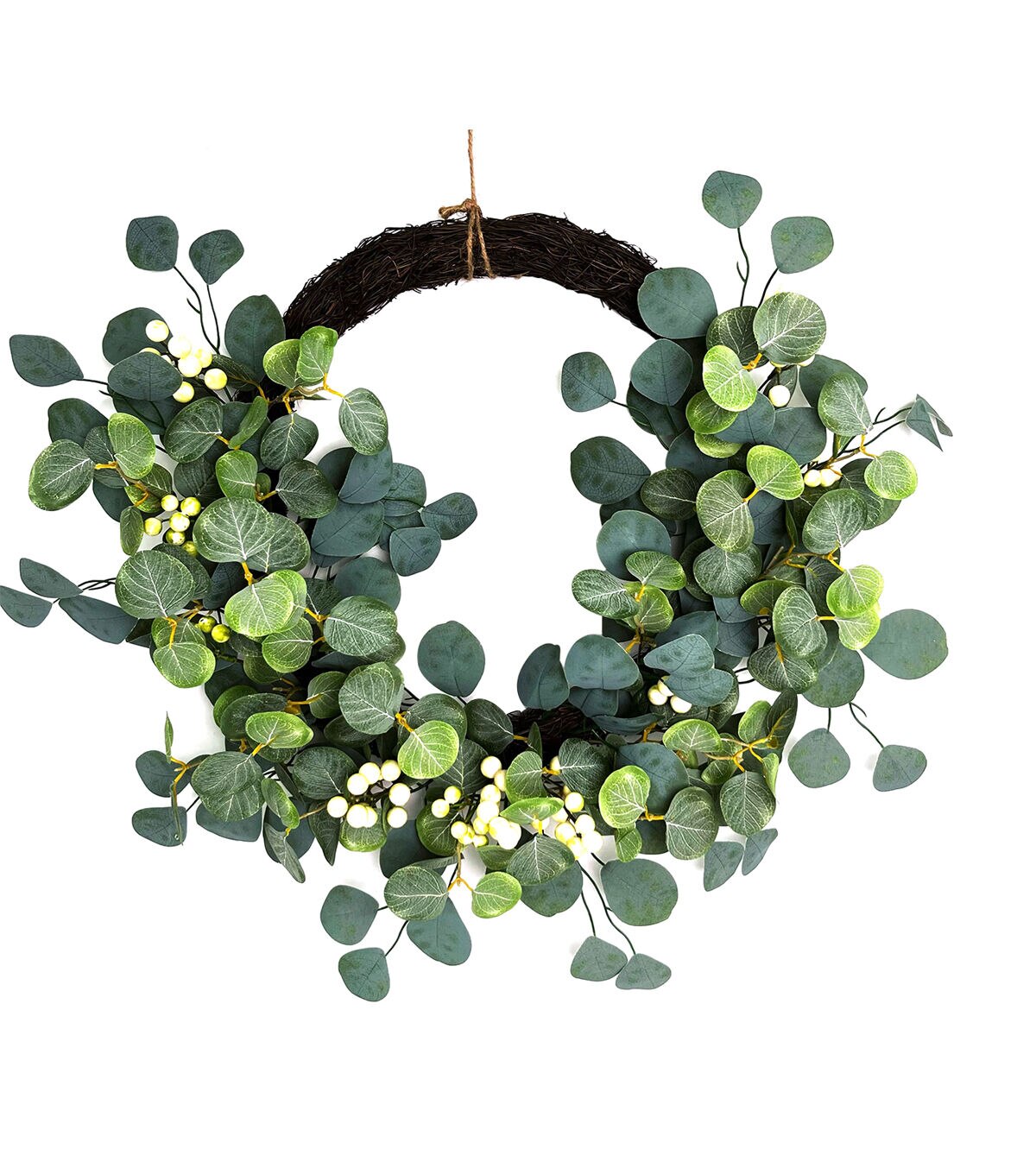 20 Eucalyptus Leaf & Berry Wreath by Bloom Room