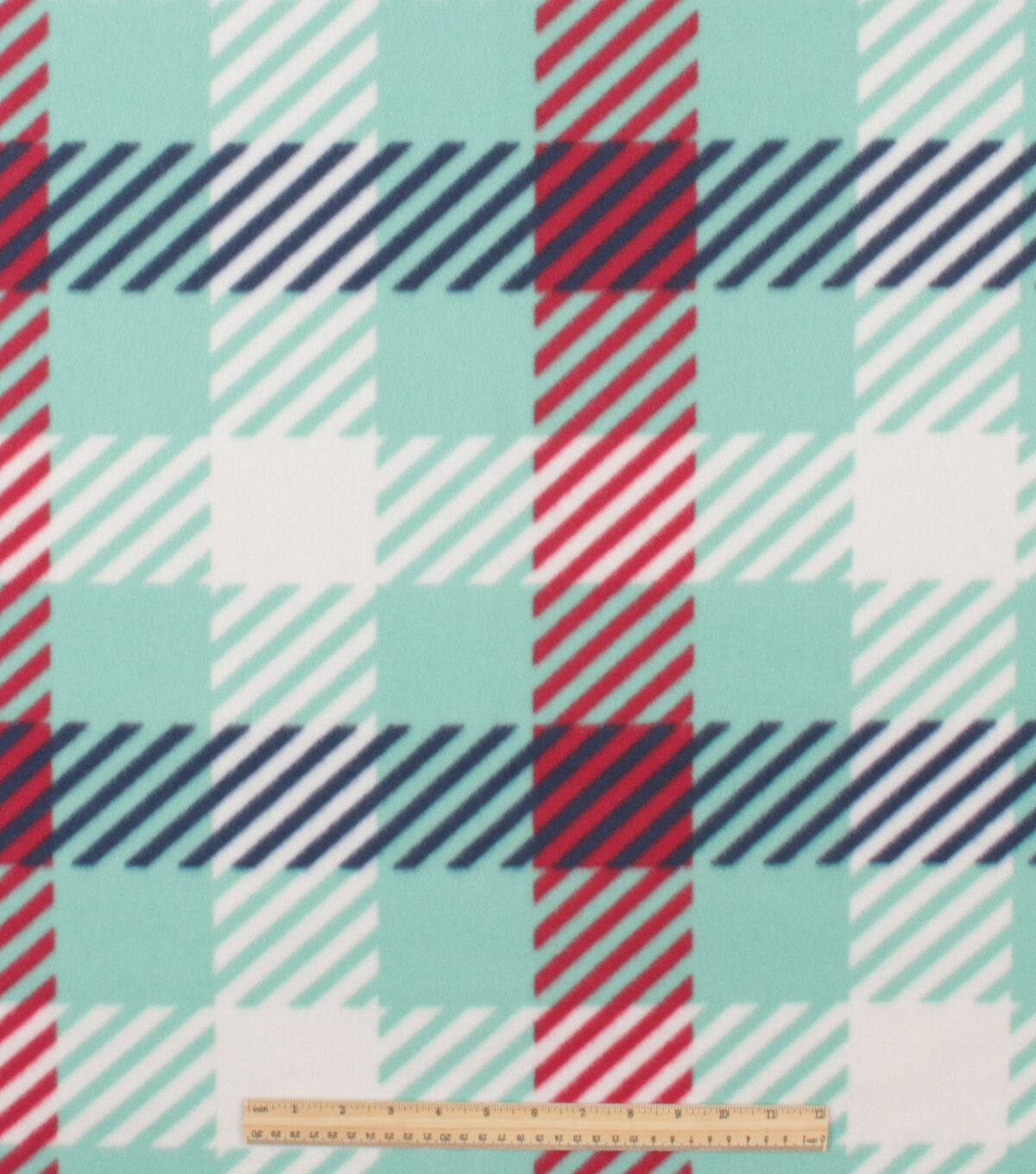 Blue Plaid Blizzard Fleece